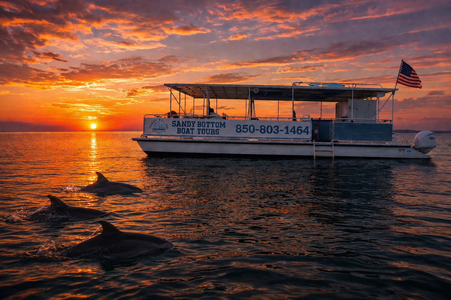 Choctawhatchee Bay Sunset & Dolphin Watching Cruise