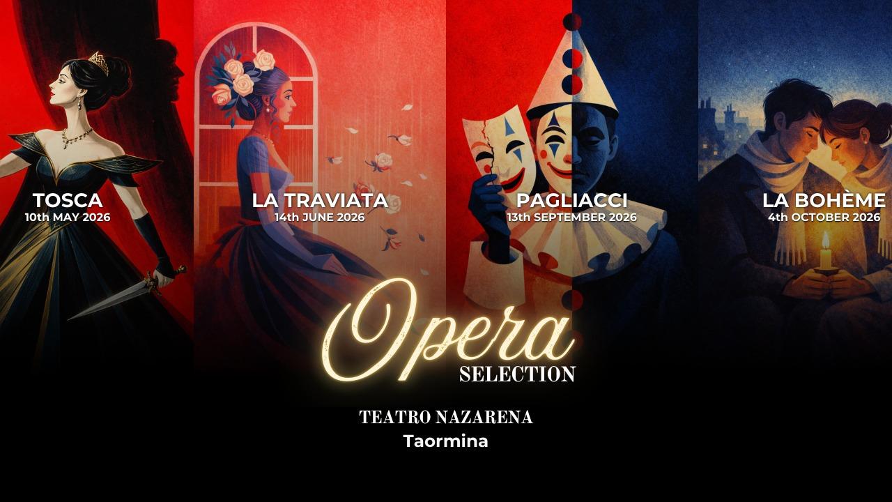 Live Opera Performance at Taormina’s Nazarena Garden Theatre