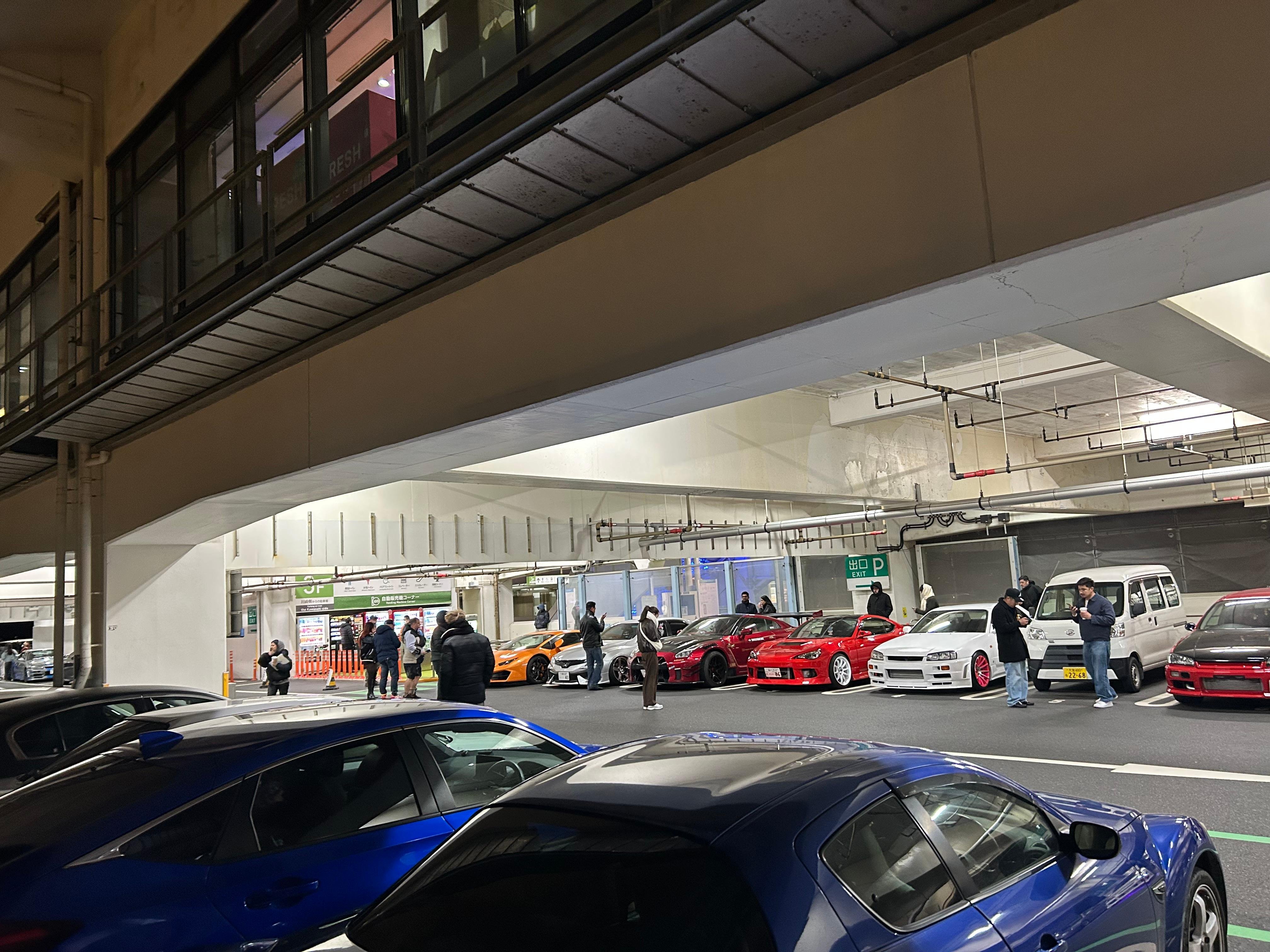 Tokyo: Daikoku JDM Car Meet & Night Drive in a Sports Car