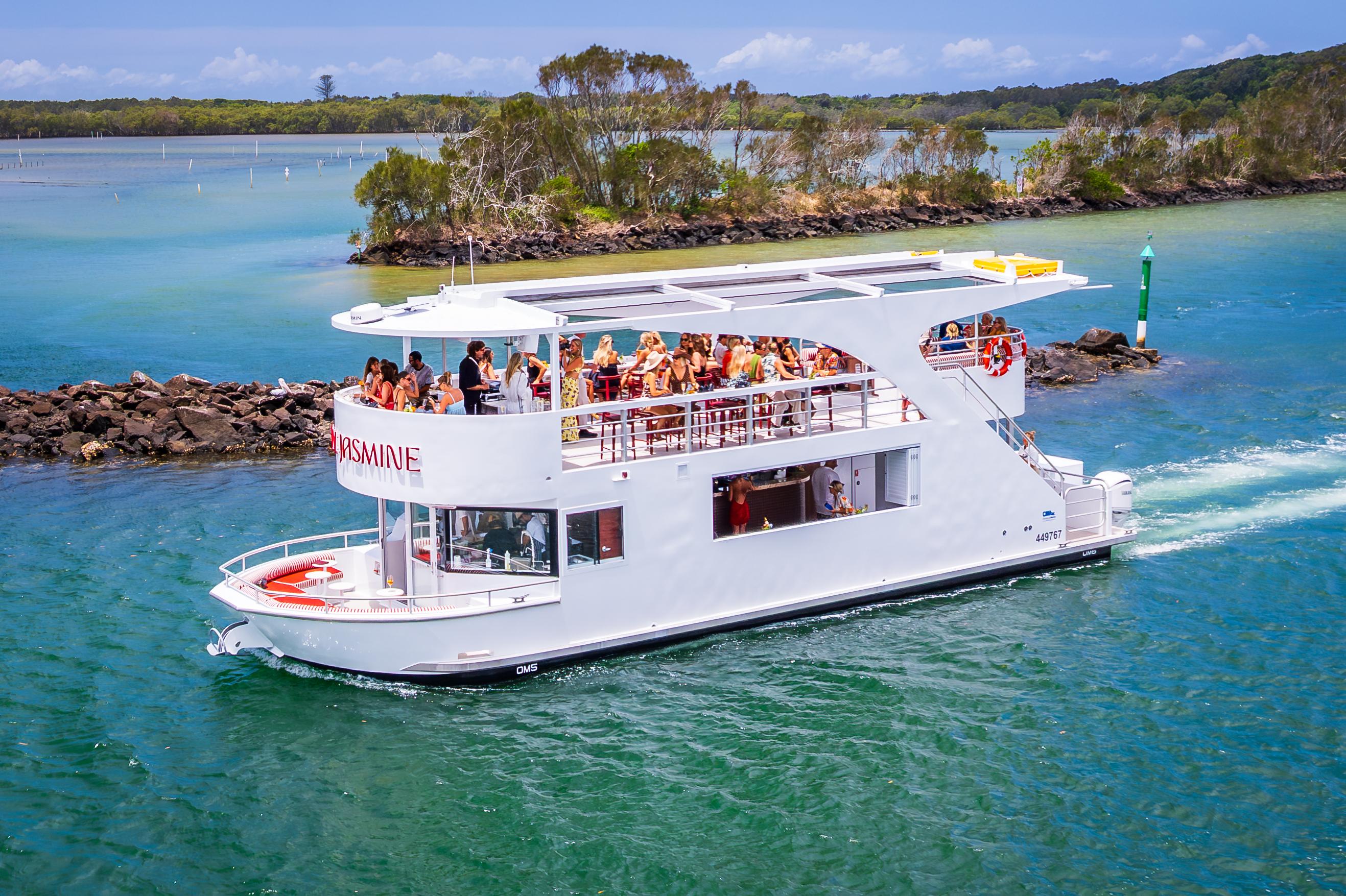 Byron Bay Long Lunch River Cruise with Cocktails & 8-Course Menu