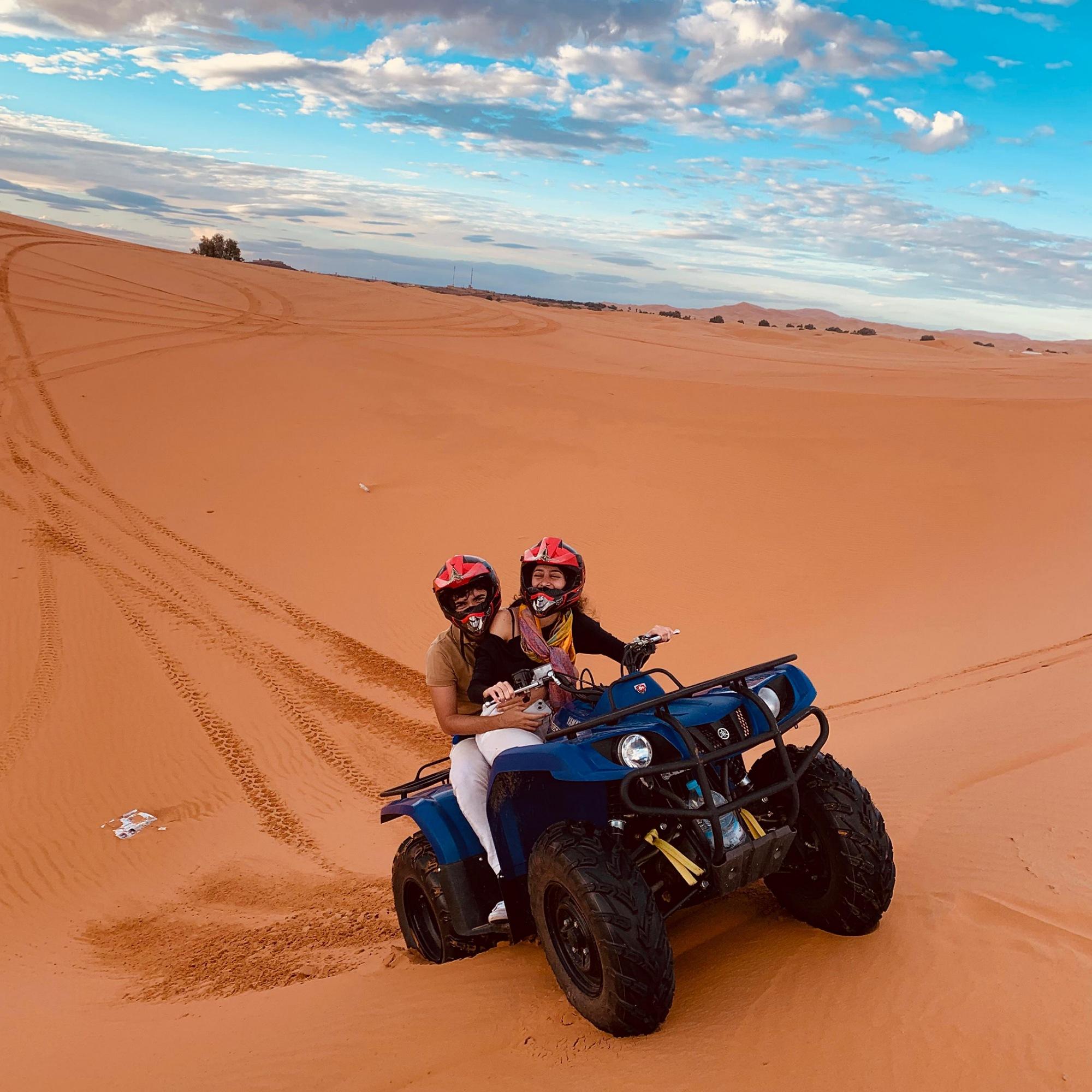 Merzouga Sahara Quad Bike Safari & Sandboarding