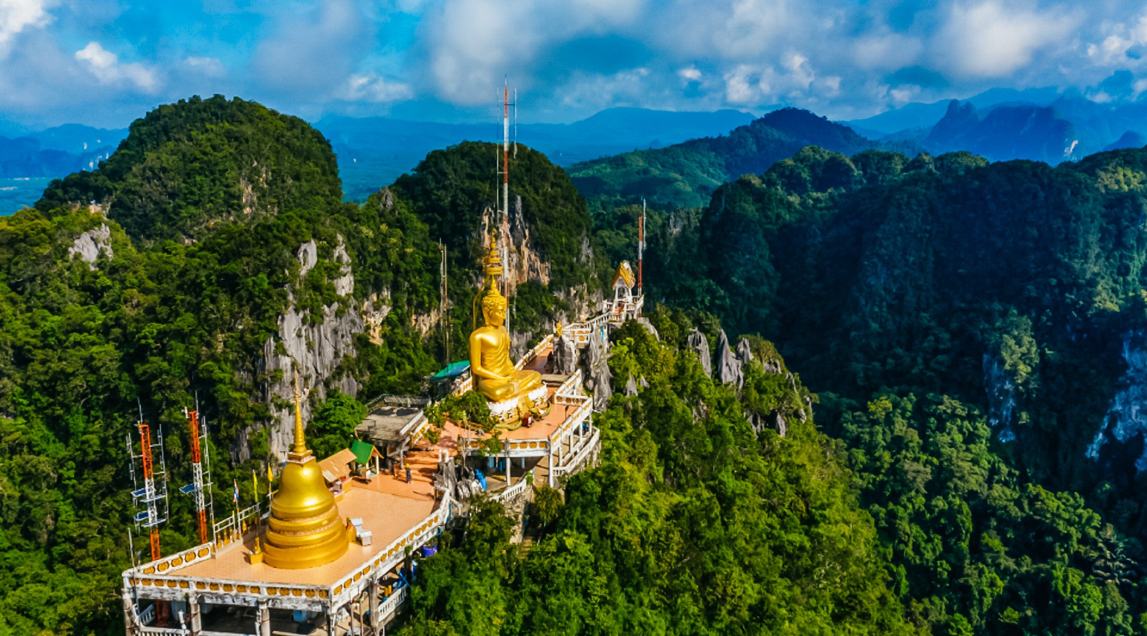 Krabi Nature & Temples Day Tour: Emerald Pool, Hot Springs & Tiger Cave