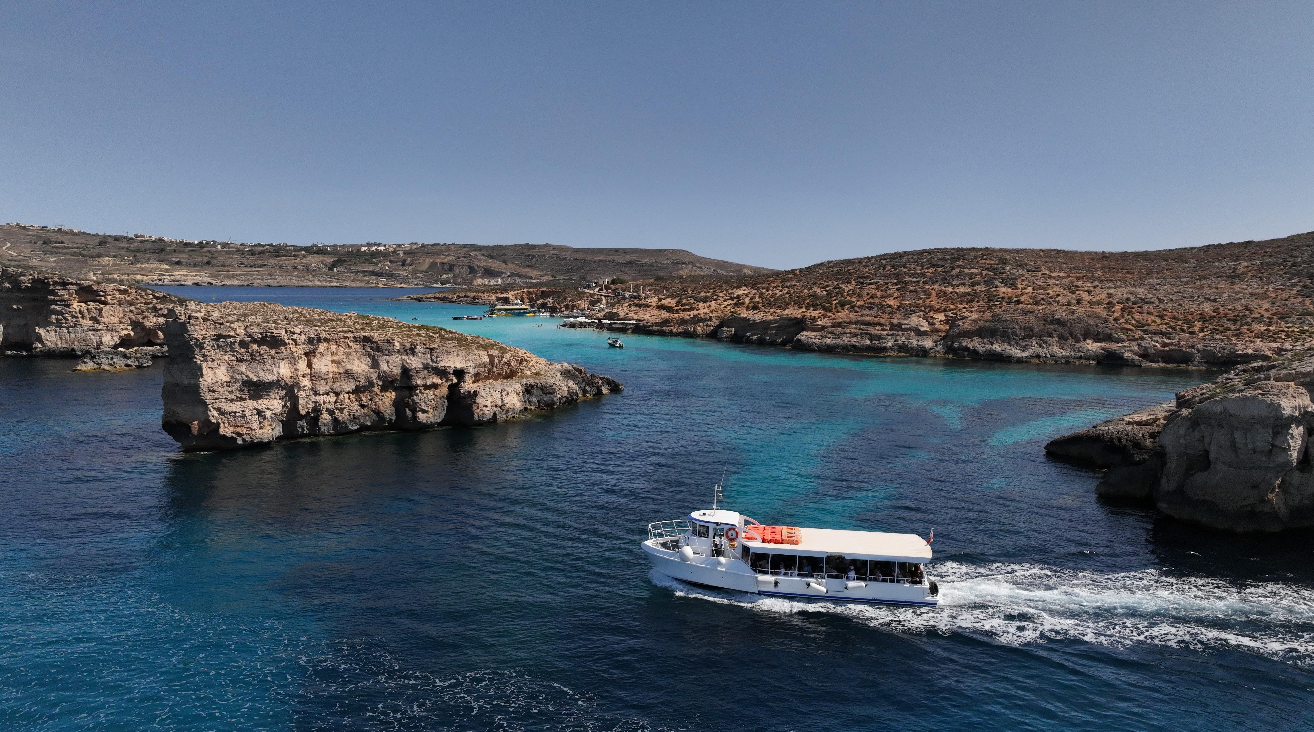 Flexible Ferry to Comino Blue Lagoon & Gozo Option