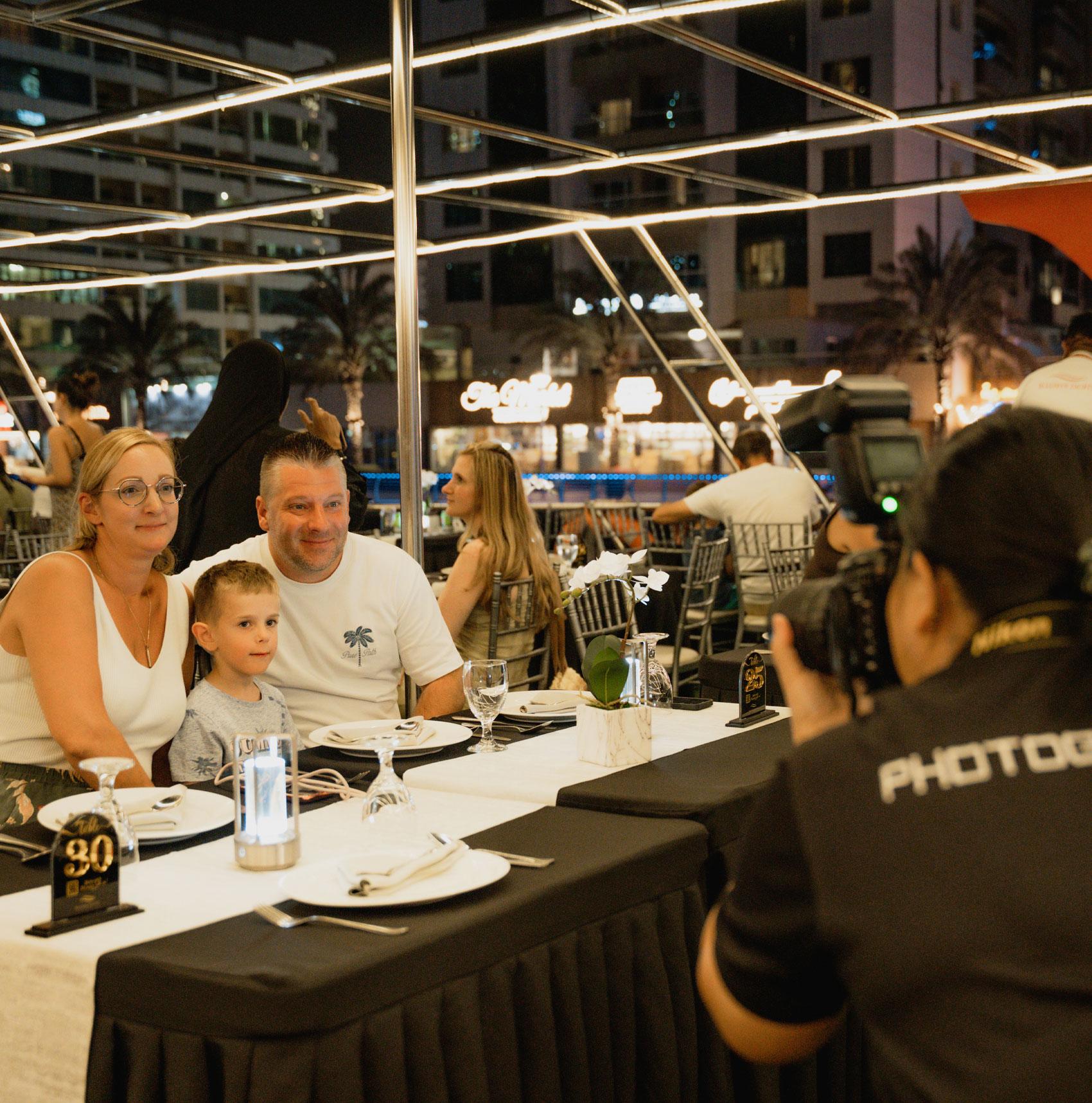 Dubai Marina Sunset & Dinner Cruise with Live Music & Open Bar