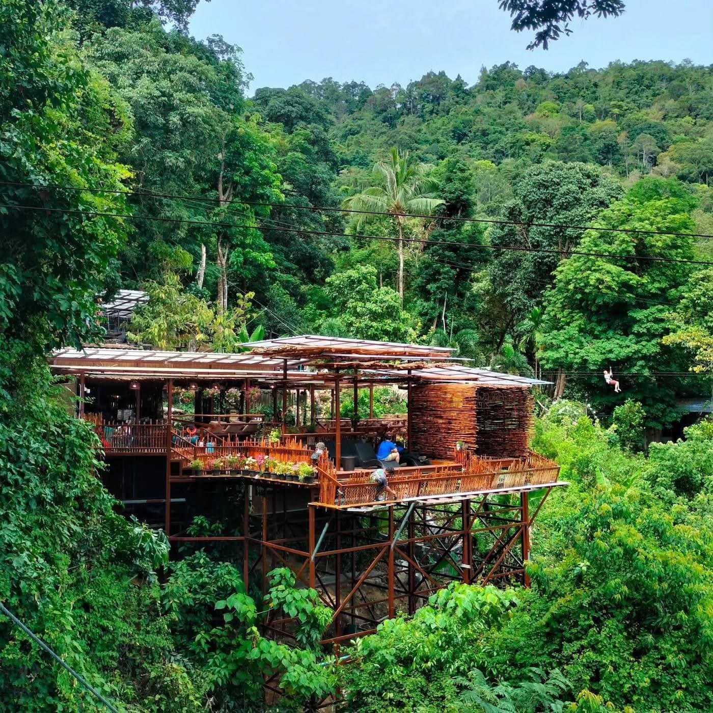 Samui Zipline Adventure: Jungle Canopy, Waterfall & Cafe