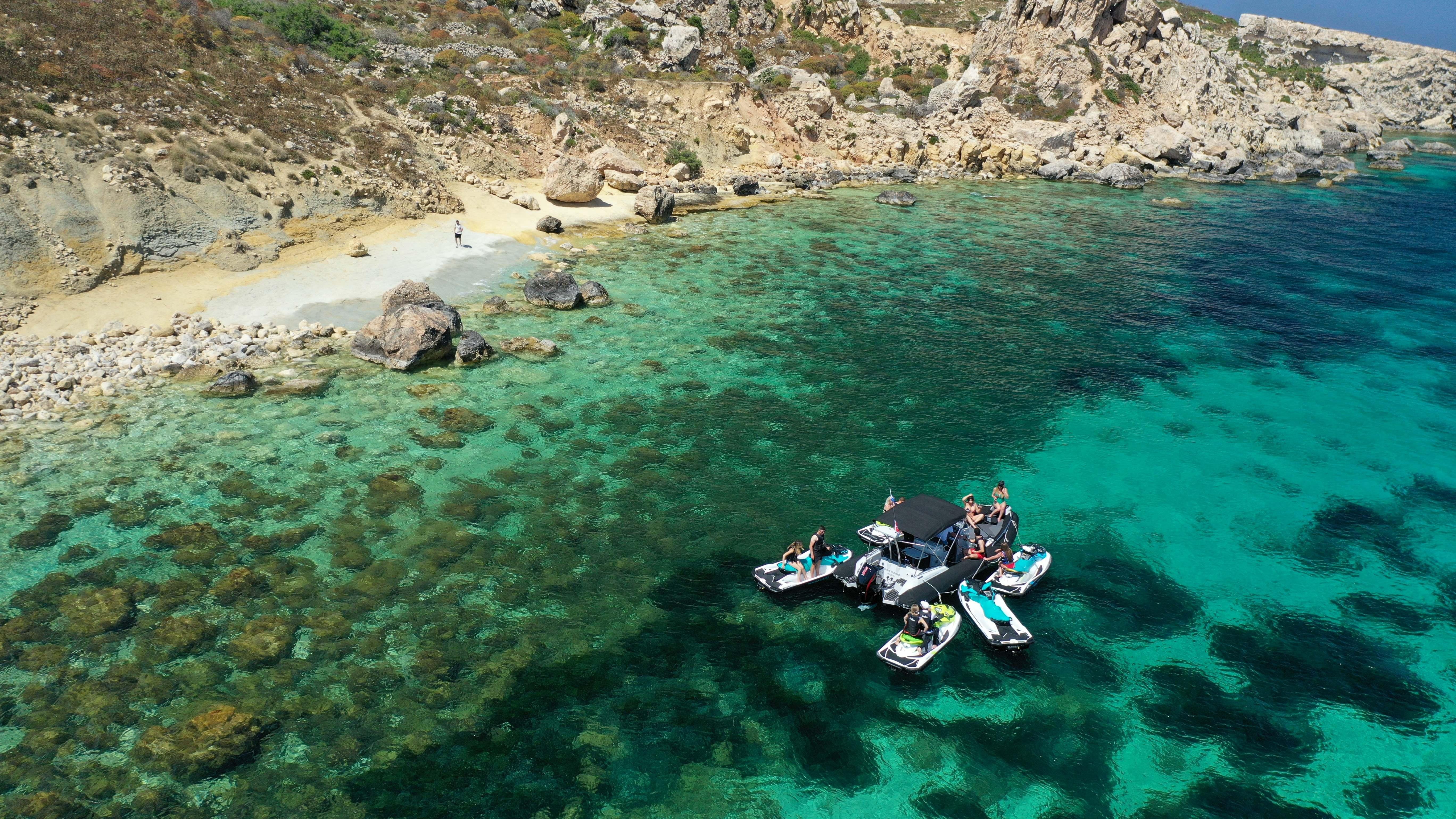 Comino & Blue Lagoon Jet Ski Safari from Mellieha