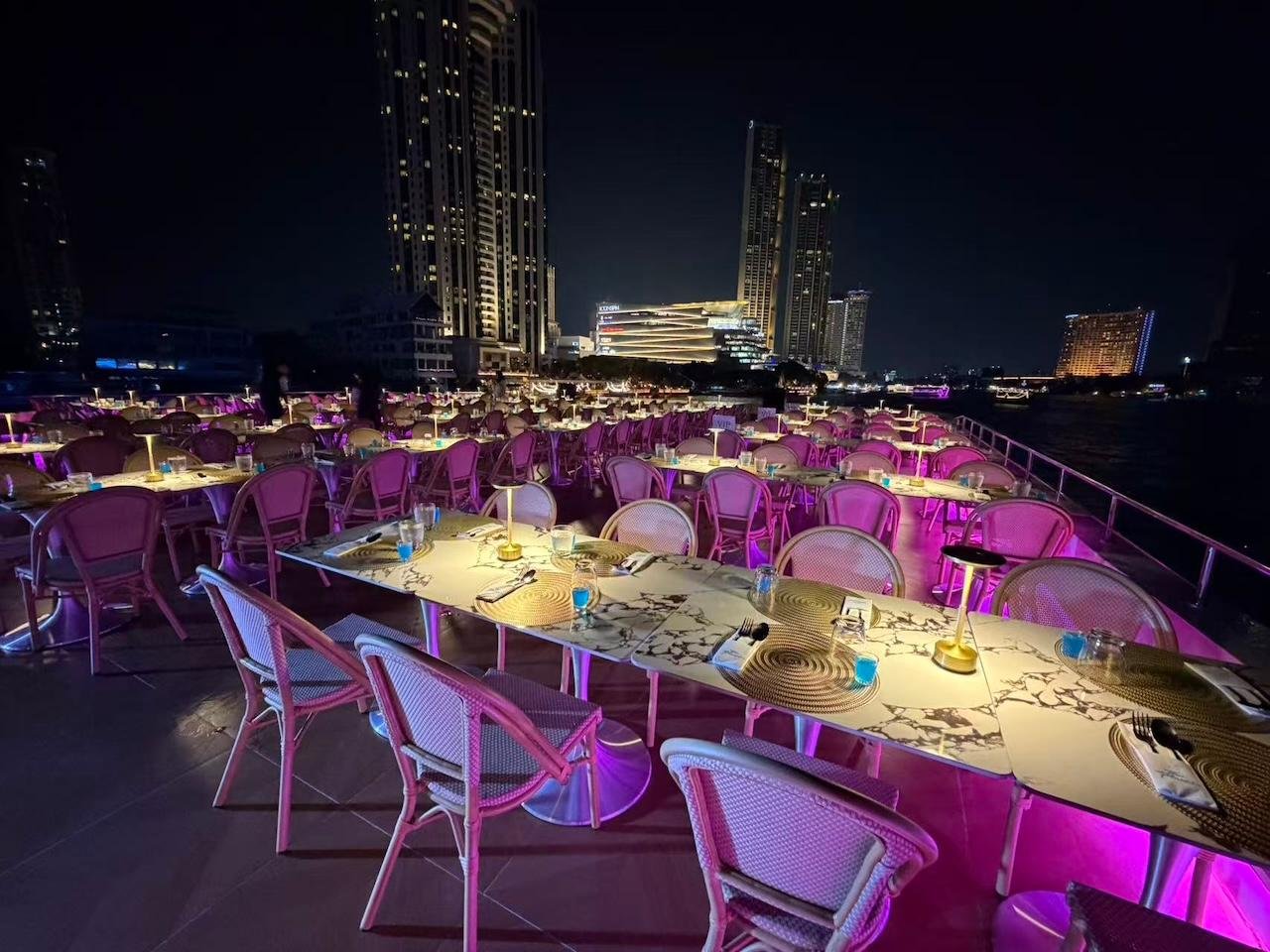 Super Galaxy Chao Phraya Night Dinner Cruise
