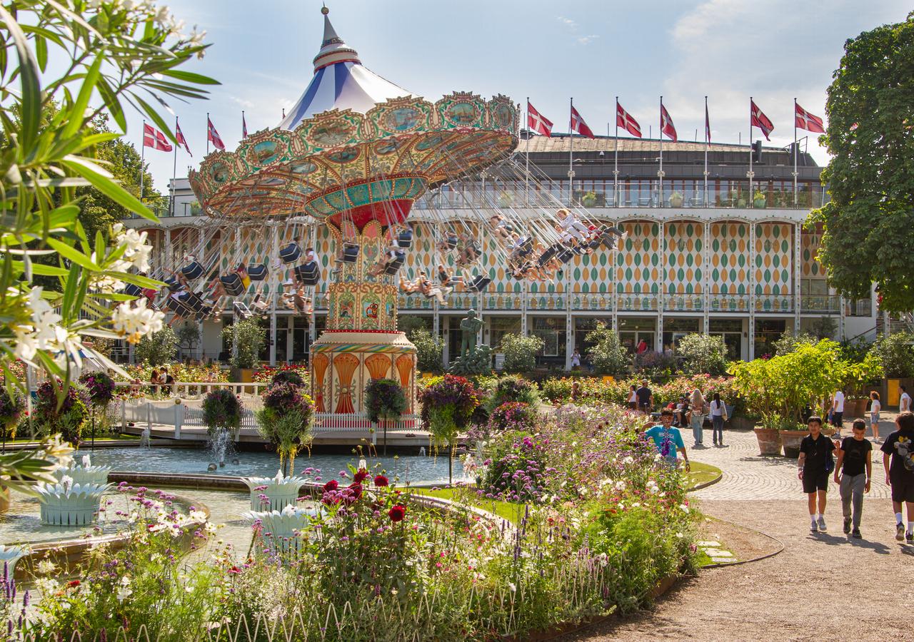 Copenhagen: Tivoli Gardens Entry Ticket & Ride Pass — Copenhagen Christmas market and winter city scenery