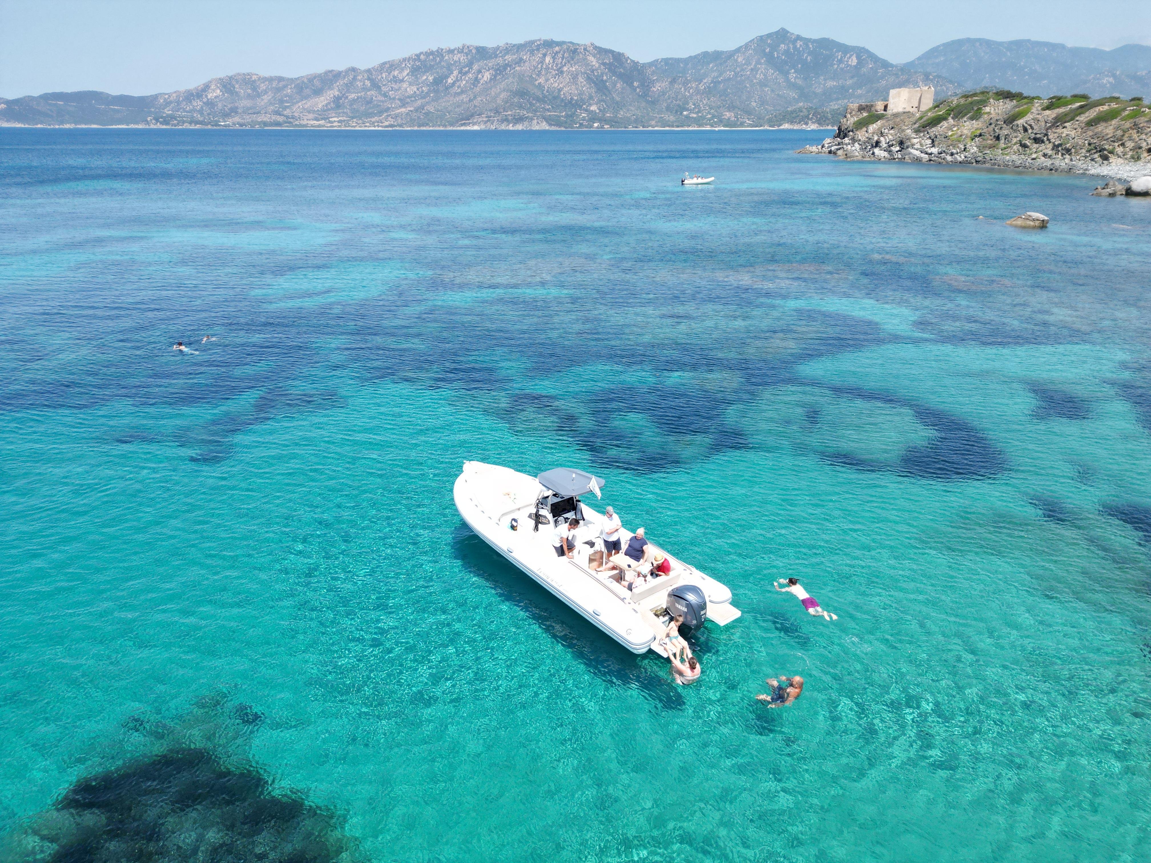 Villasimius Coastal Discovery: Shuttle & Boat Tour from Cagliari