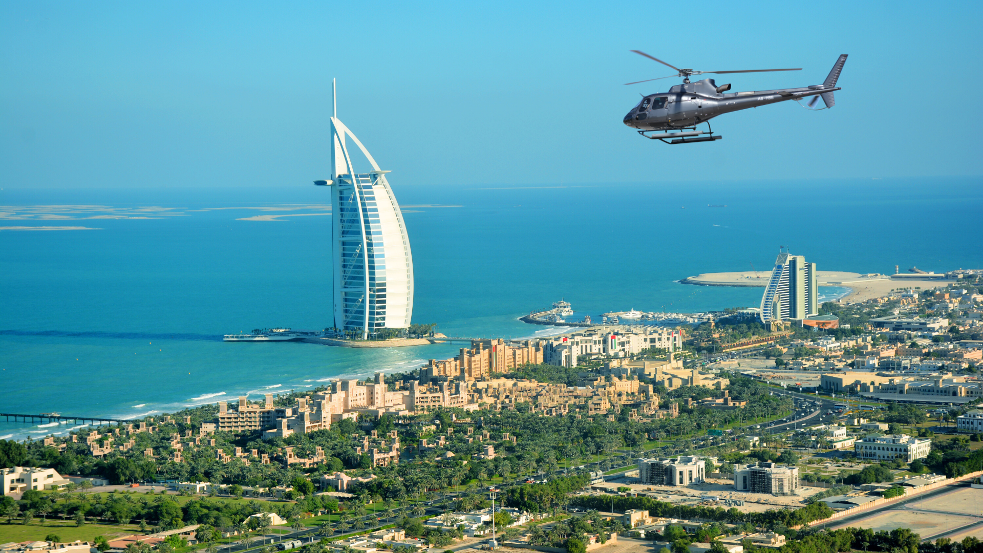 Dubai Desert Safari, Camel Ride & Helicopter Skyline Flight