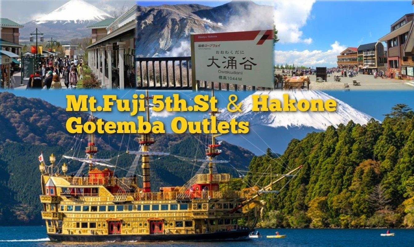 Mount Fuji, Hakone & Gotemba Outlets Luxury Coach Tour