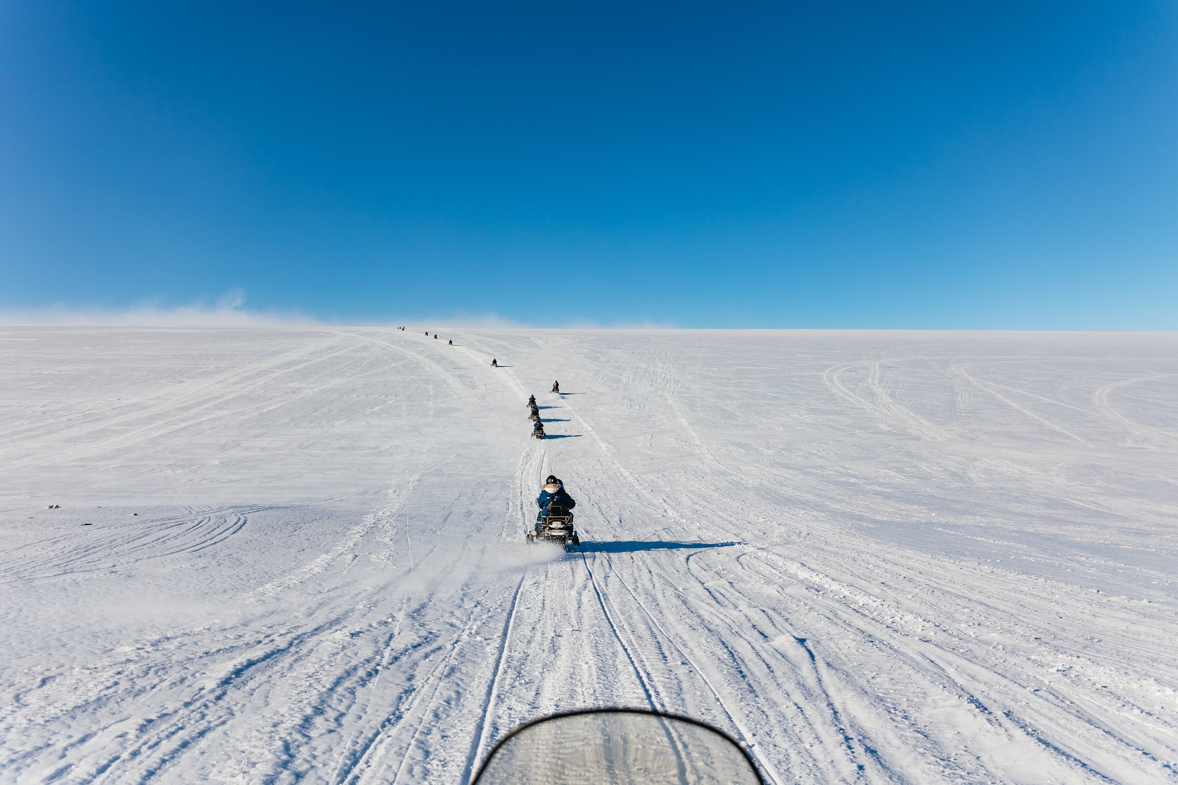 Golden Circle & Langjökull Glacier Snowmobile Adventure
