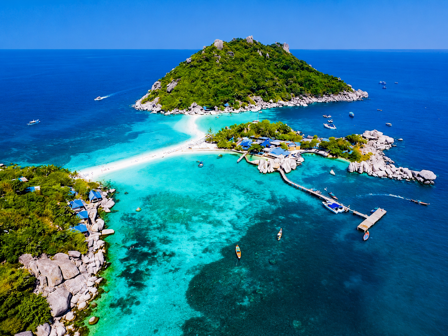 Koh Tao & Koh Nang Yuan Snorkeling Trip with German Guide