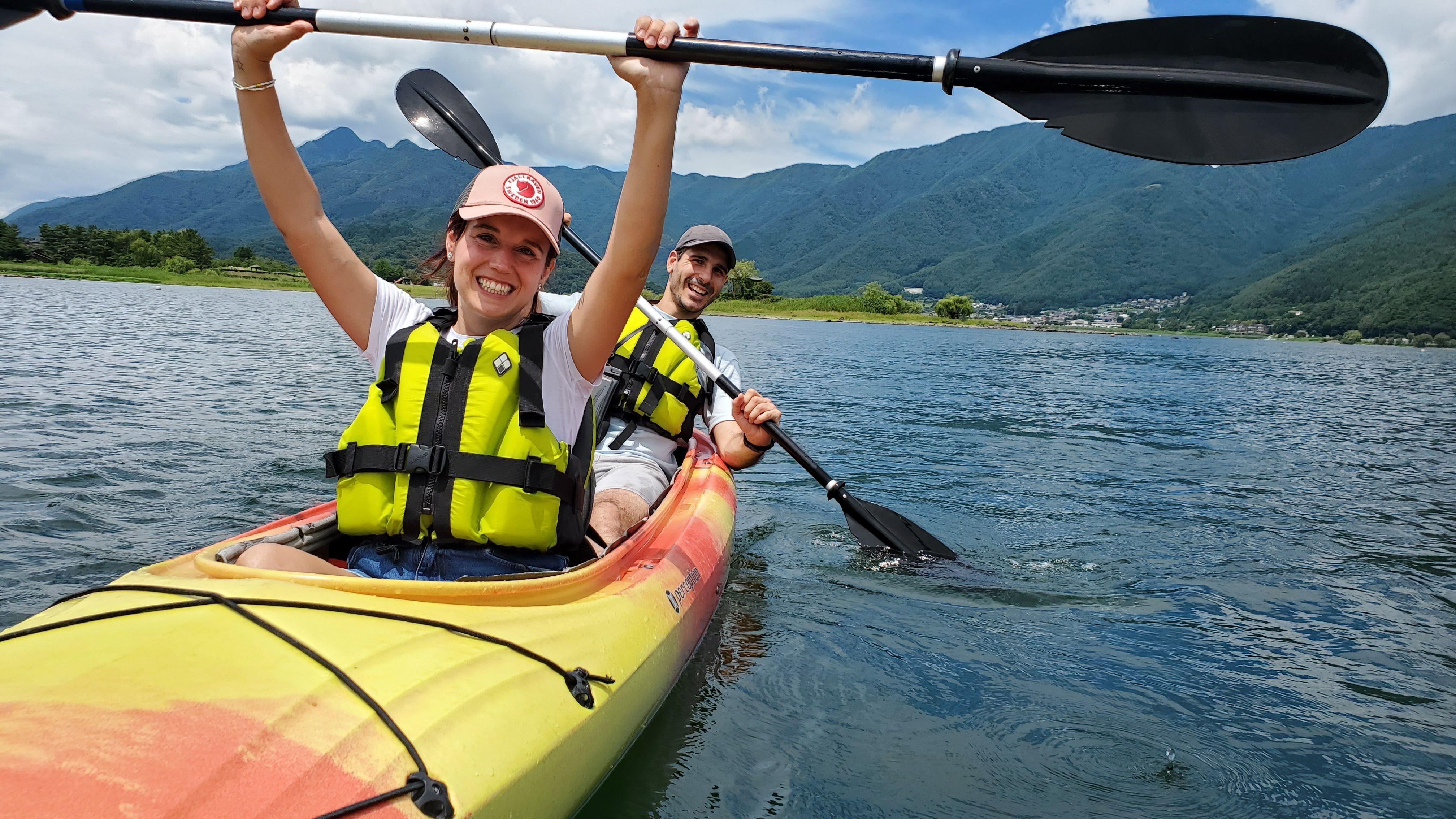 Early Morning Kayaking & Coffee on Lake Kawaguchiko
