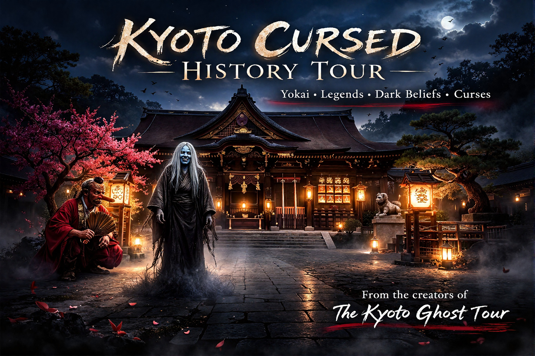 Kyoto Cursed History & Yokai Legends Walking Tour
