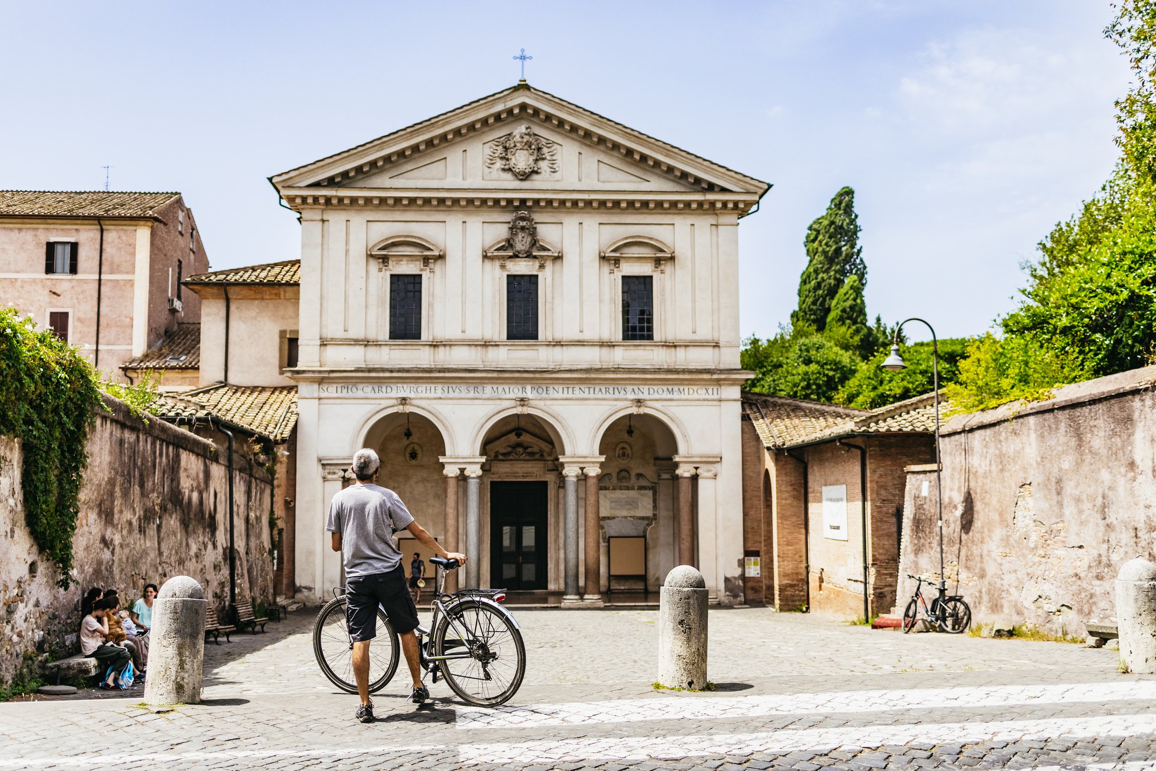 Appia Antica bike rental Rome self guided Appian Way cycling — image 12