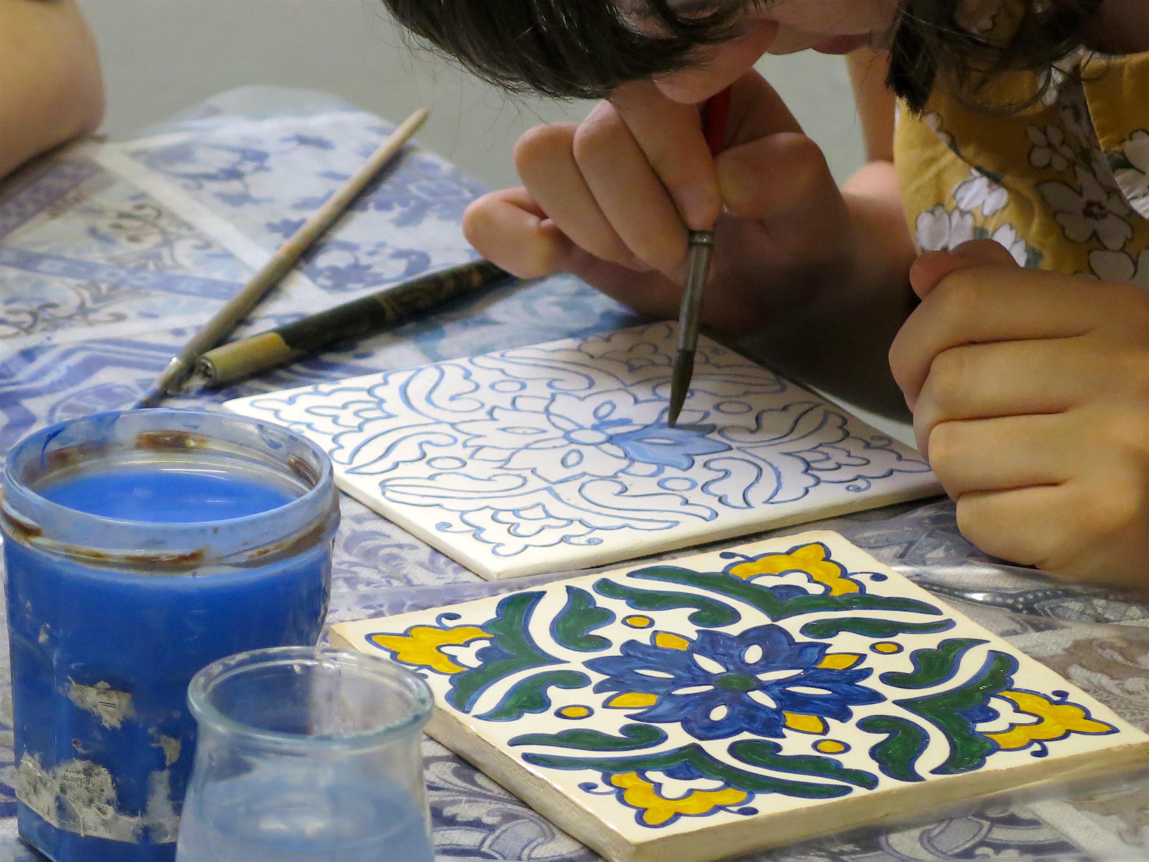 Azulejo Tile Painting Workshop in Lisbon