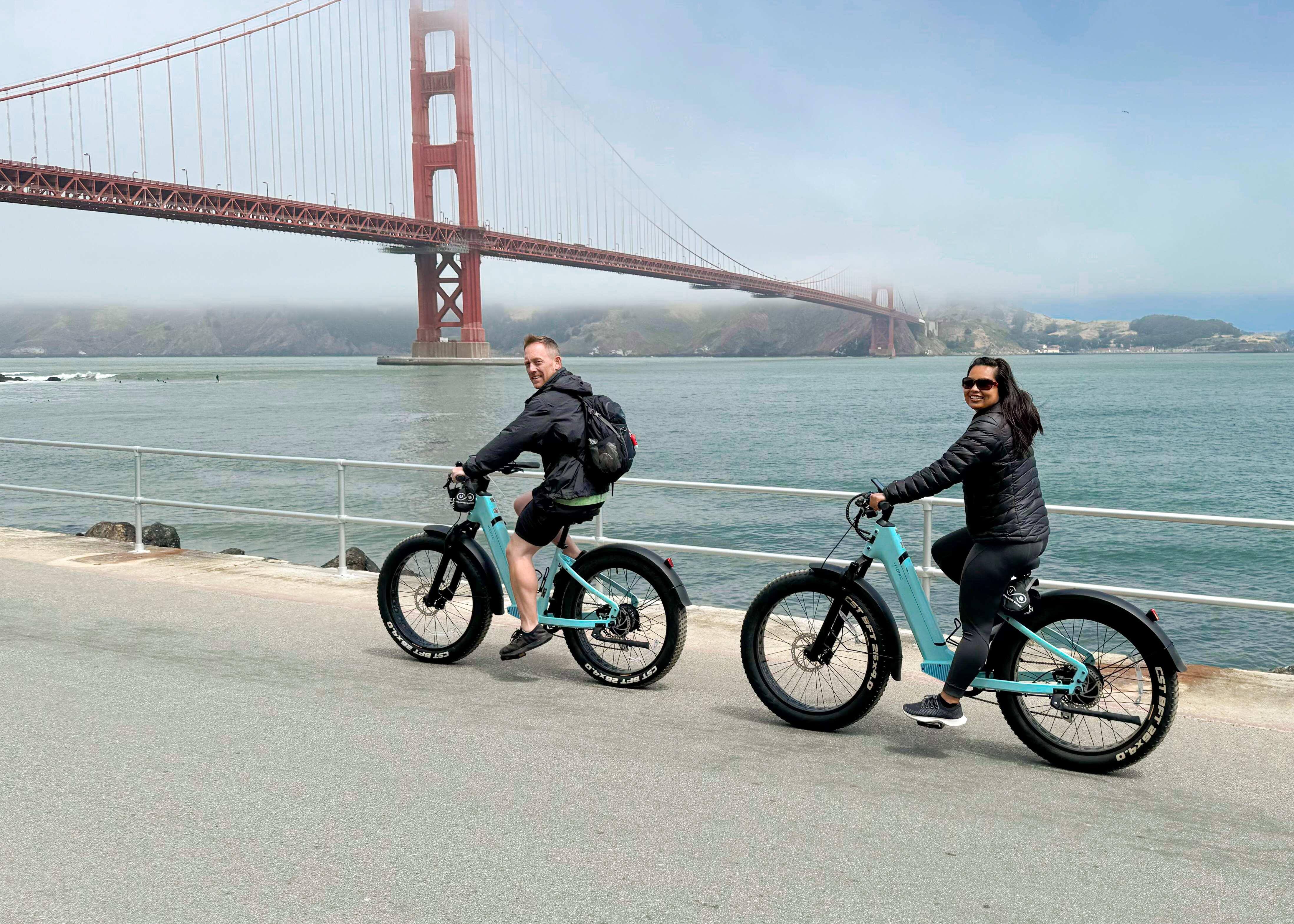 San Francisco: E-Bike-Verleih zur Selbstführung mit optionaler Fähre