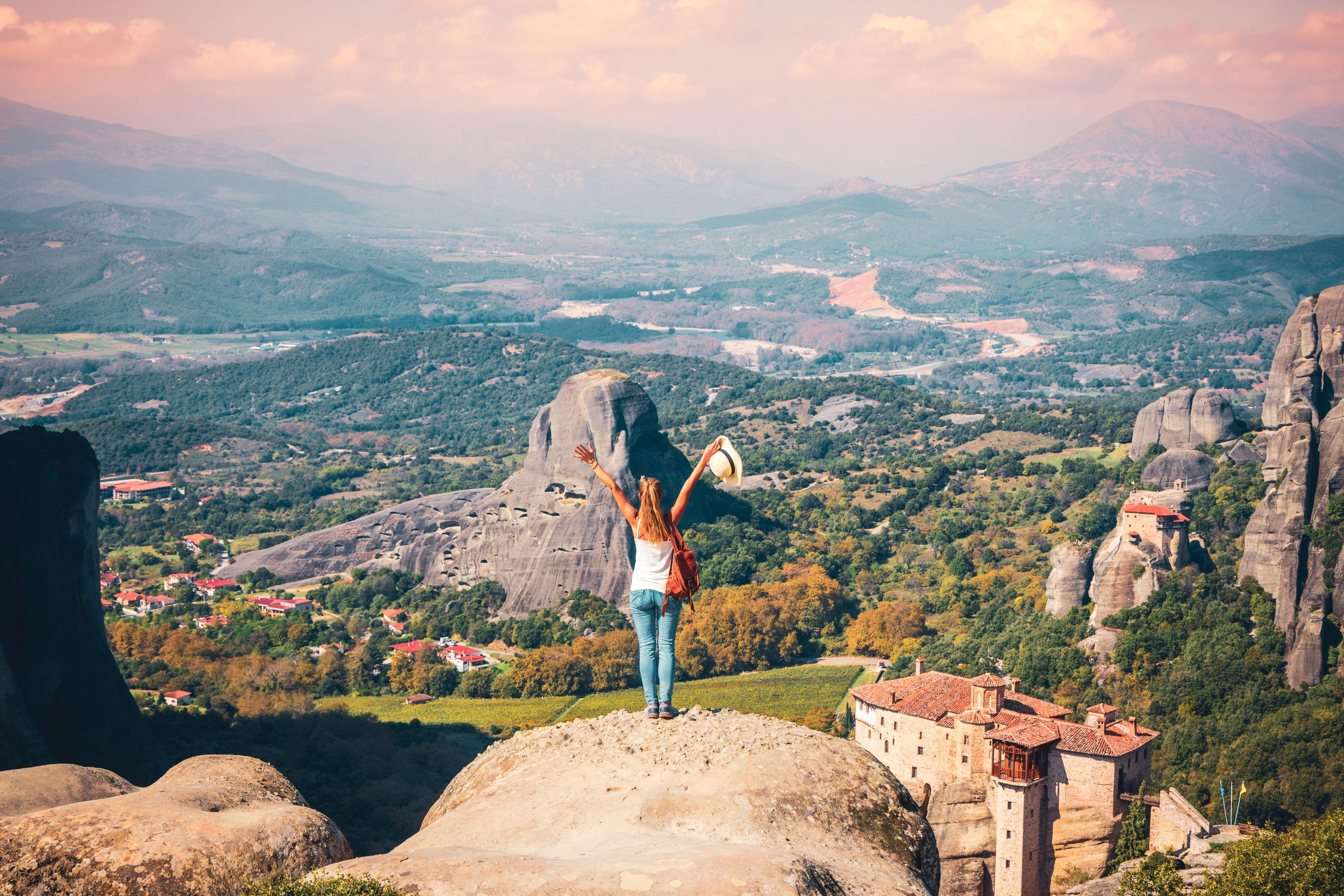 Athens to Meteora: Full-Day Trip with Monastery Visits, Caves & Coastal Stops