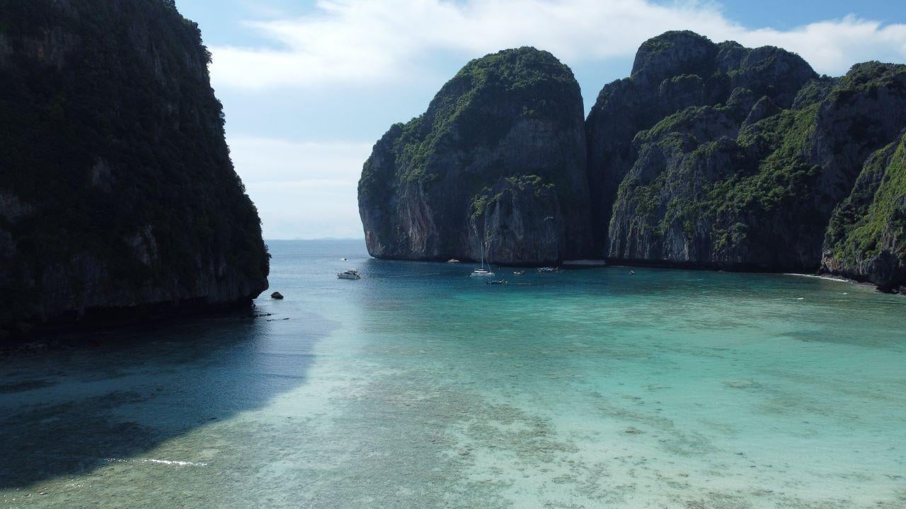 Phi Phi & 4 Islands Premium Sunset Catamaran Cruise