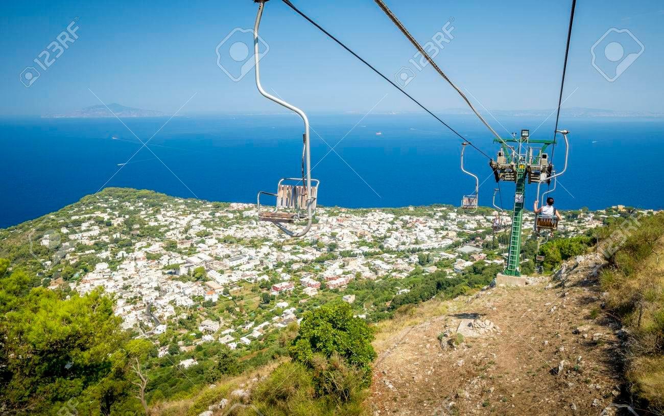 Capri All-In-One: Boat Tour, Bus & Monte Solaro Chairlift