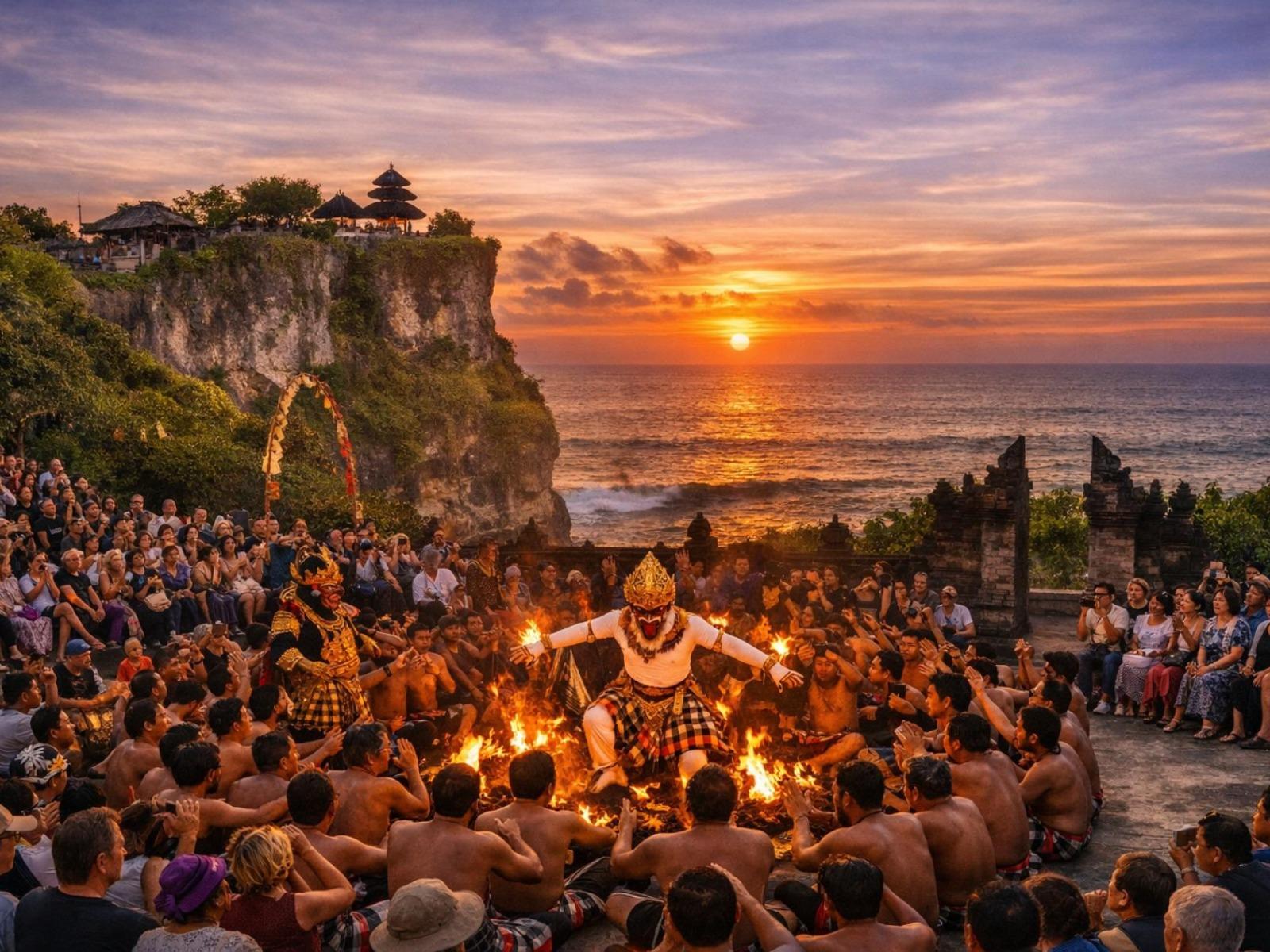 Uluwatu Evening: Kecak Performance, Cliff Views & Seafood