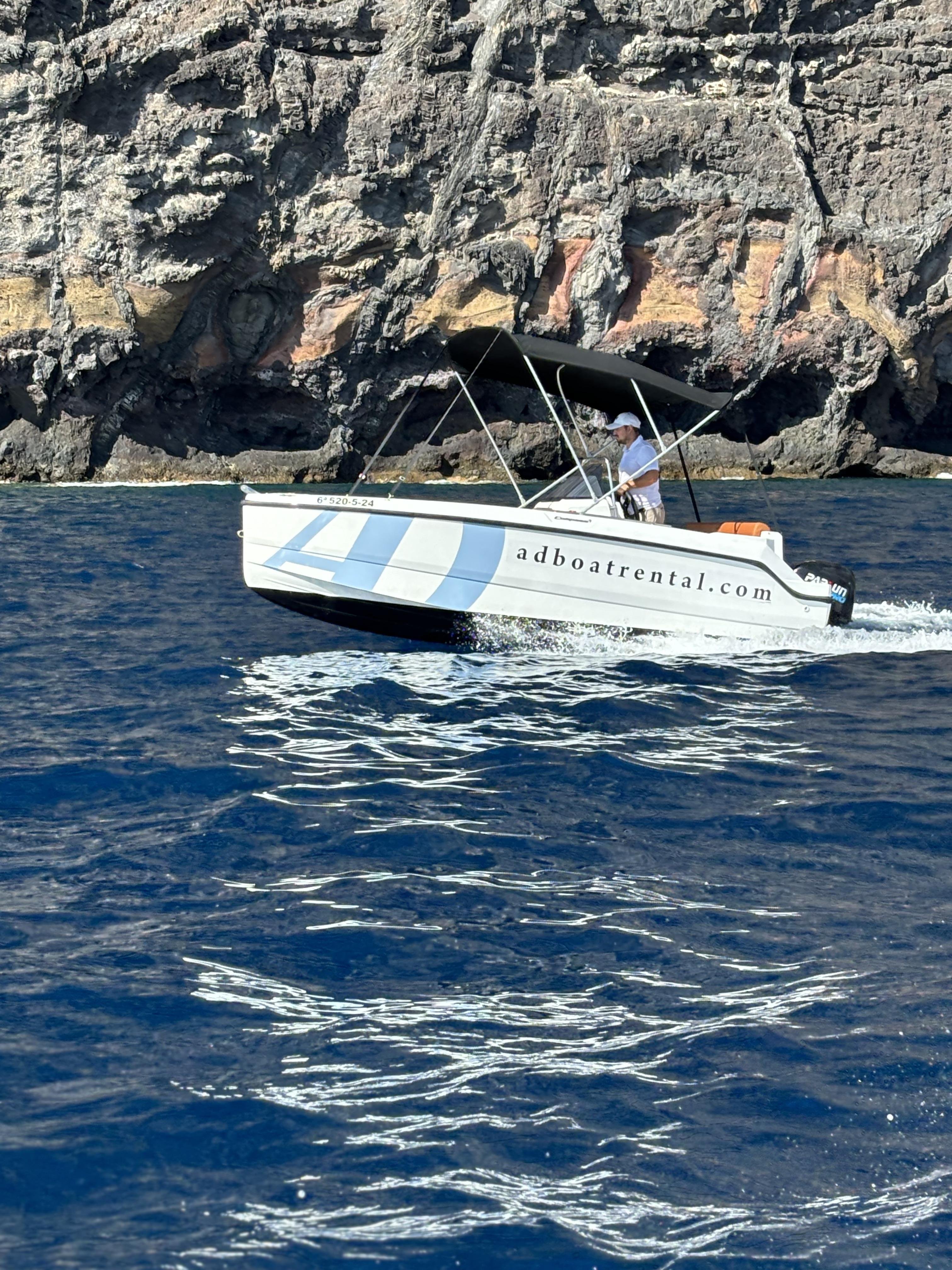 Tenerife: License-Free Boat Rental Adventure