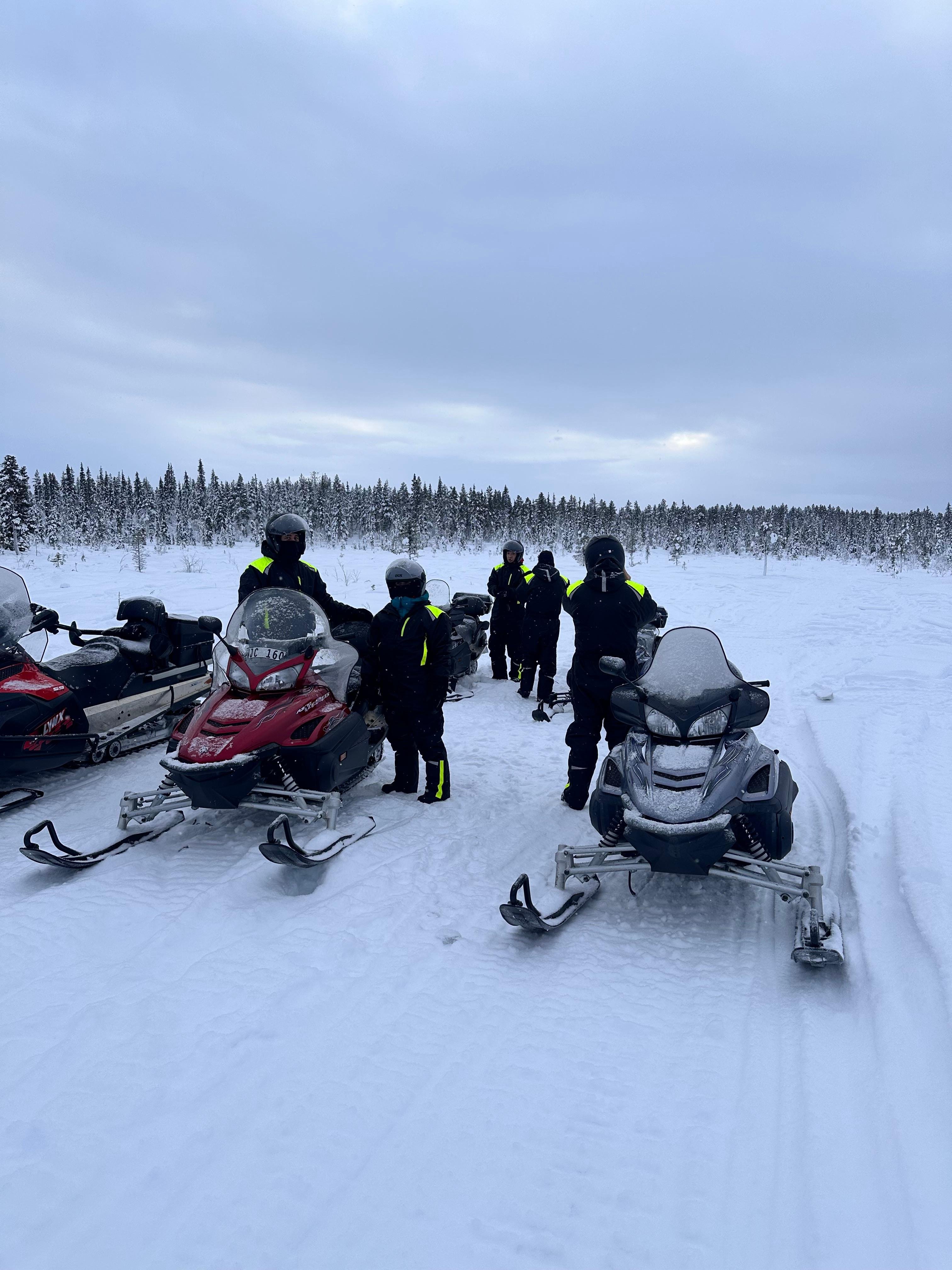 Kiruna Snowmobile Adventure with Icehotel Visit & Fika