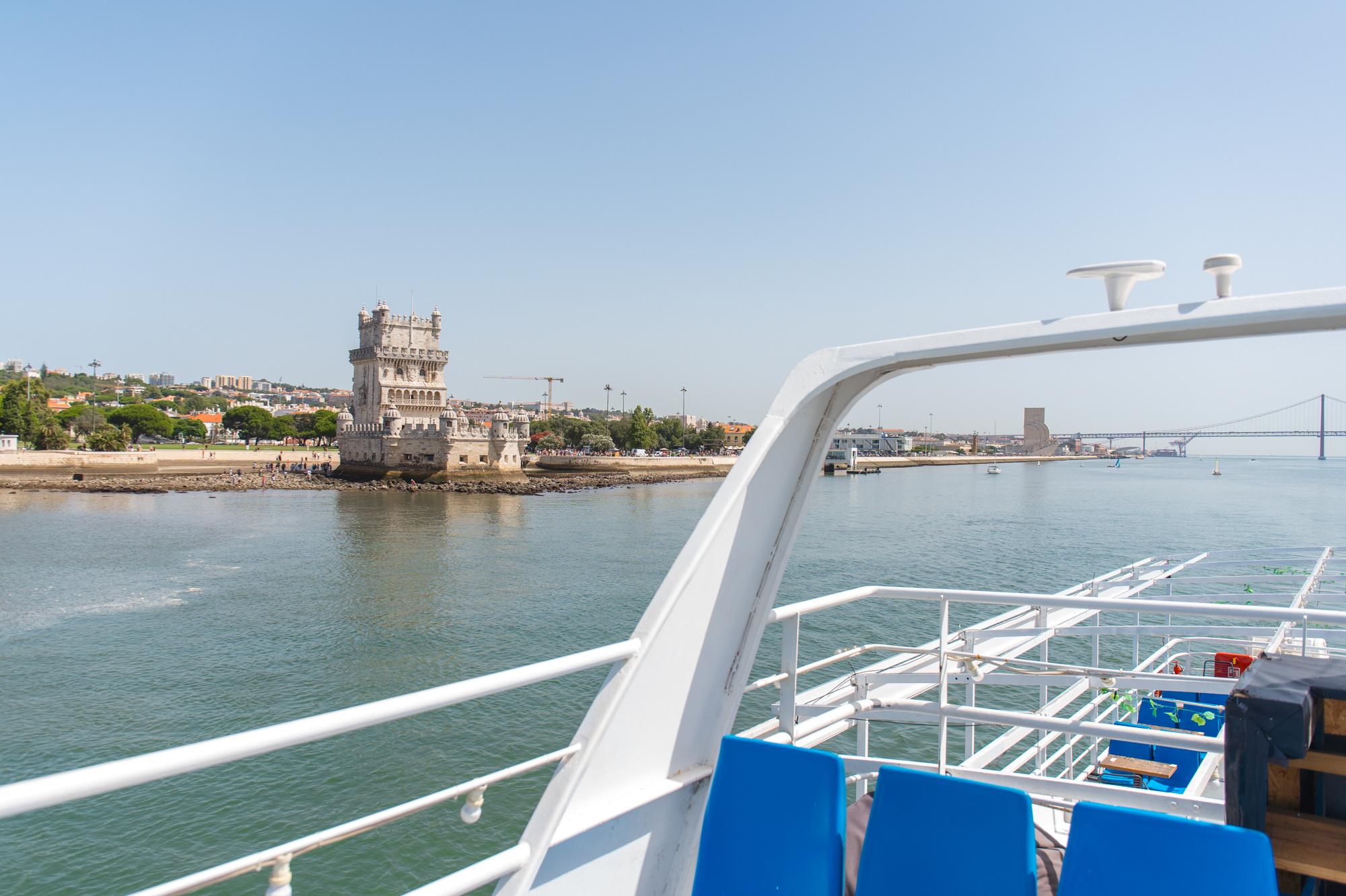 Lisbon Tagus River Cruise with Welcome Drink