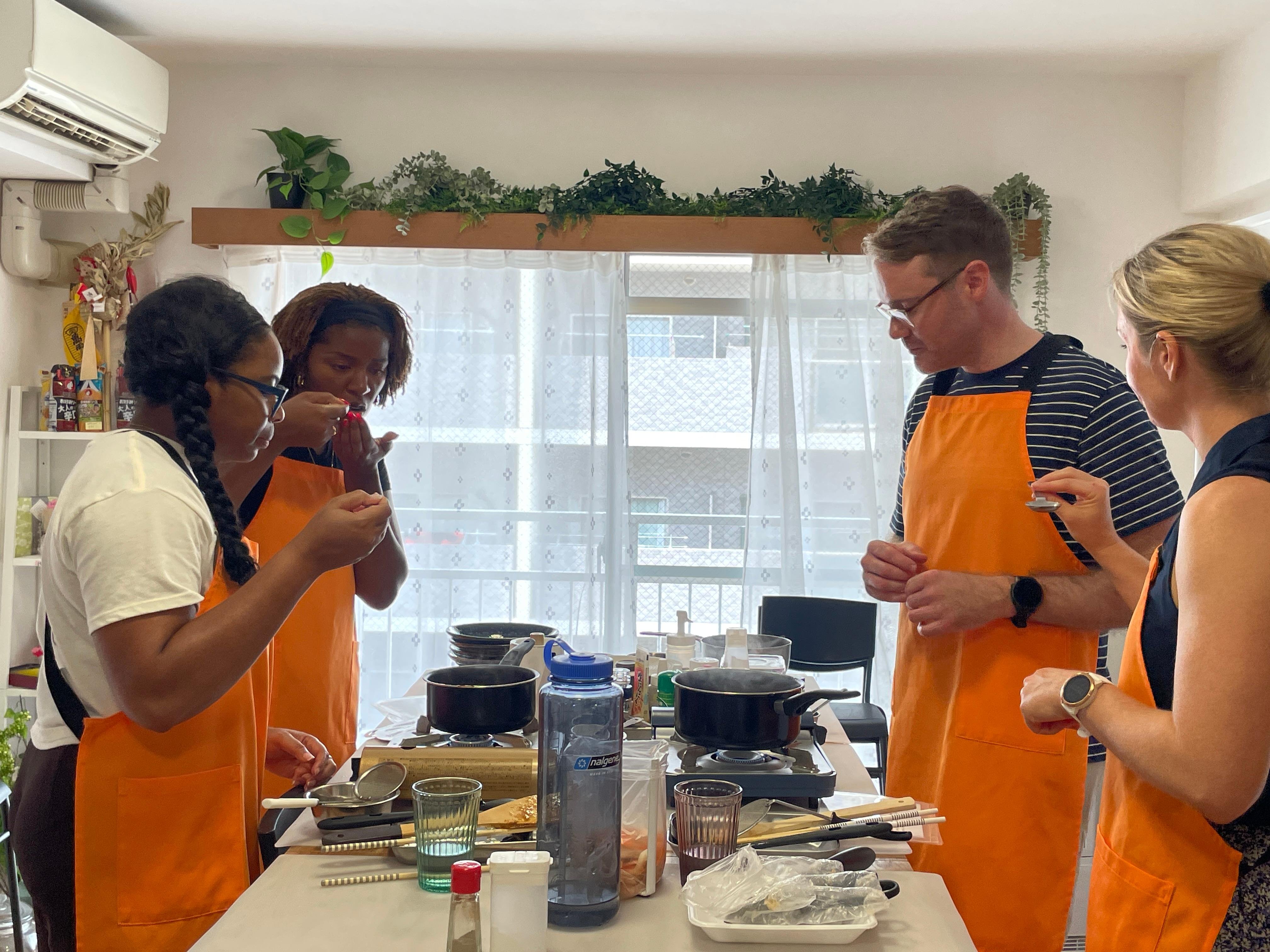 Osaka Market Tour & Okonomiyaki Cooking Workshop