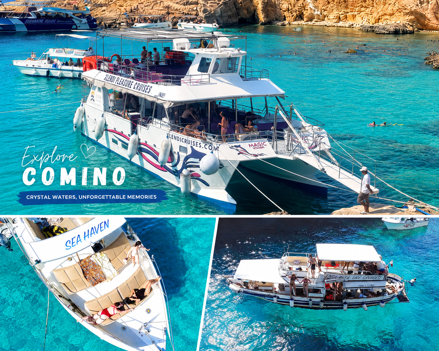 Comino & Gozo Island Cruise with Blue Lagoon