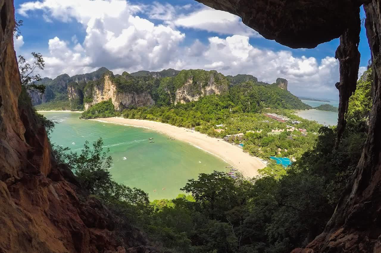 Railay Rock Climbing, Bat Cave & Viewpoint Abseil – Half-Day Adventure