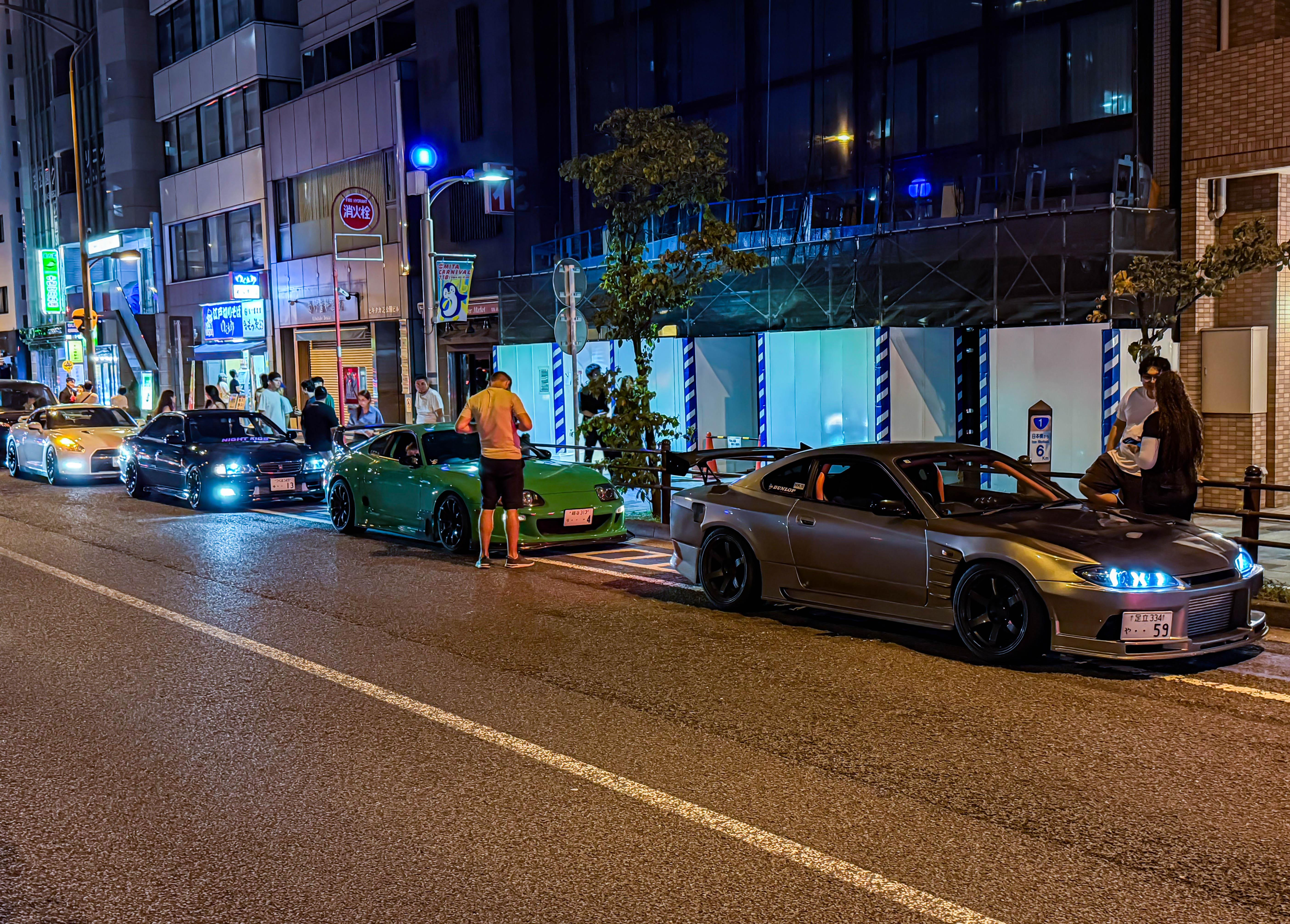 Daikoku Tokyo drift carmeet ride R34,Supra,GTR,Silvia,JDM - JDM Tokyo tour car and night drive
