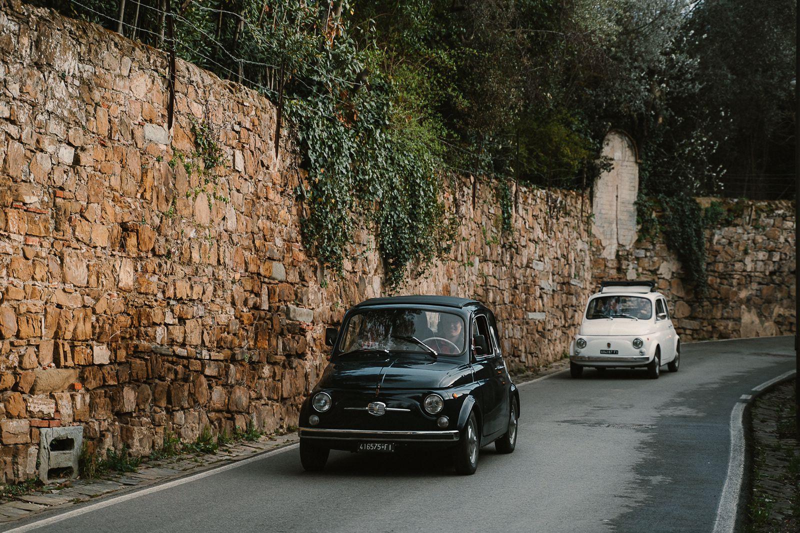 Private Vintage Fiat 500 Countryside & Chianti Winery Experience