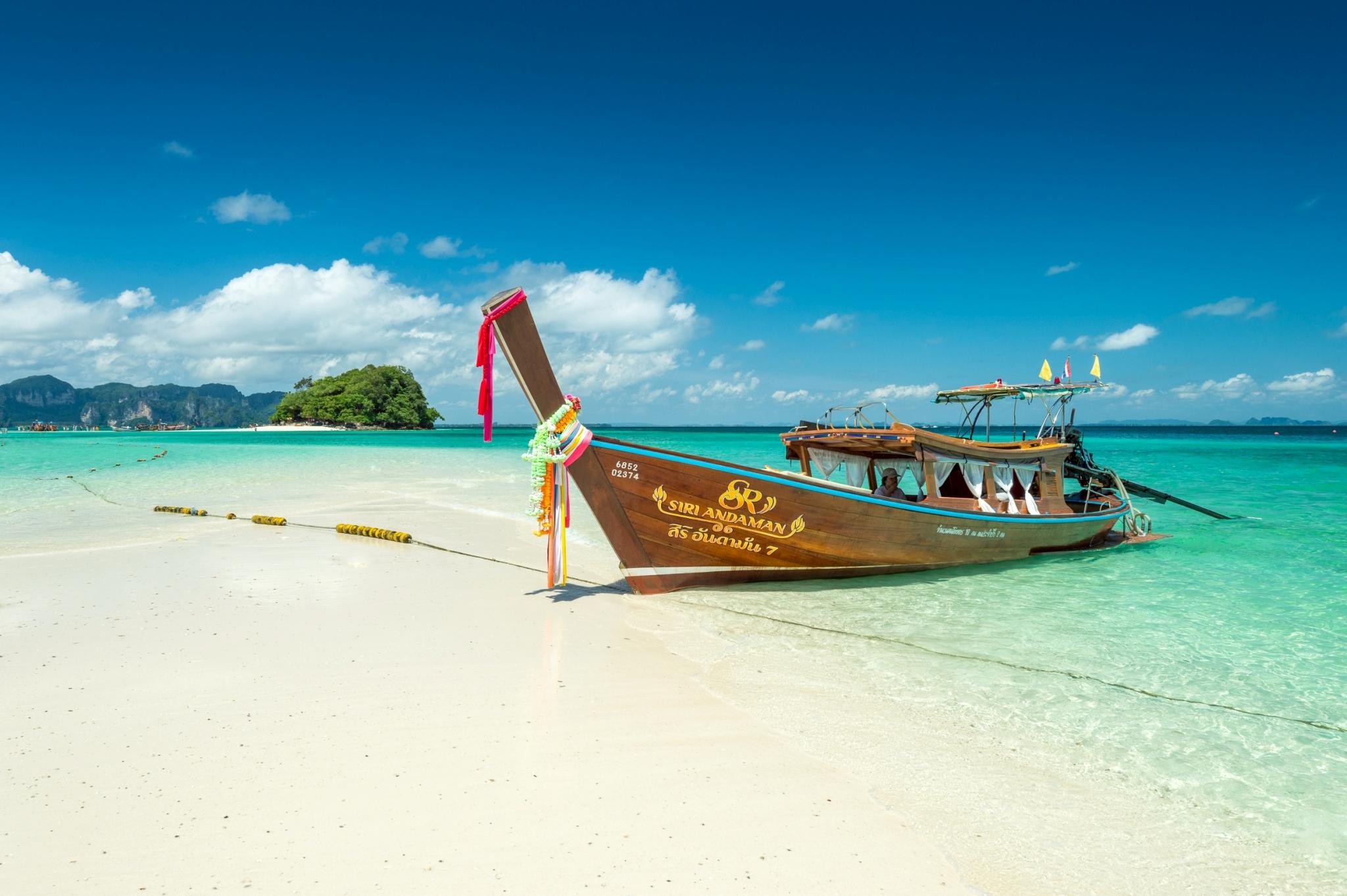 Krabi 4 Islands Longtail or Speedboat Day Trip