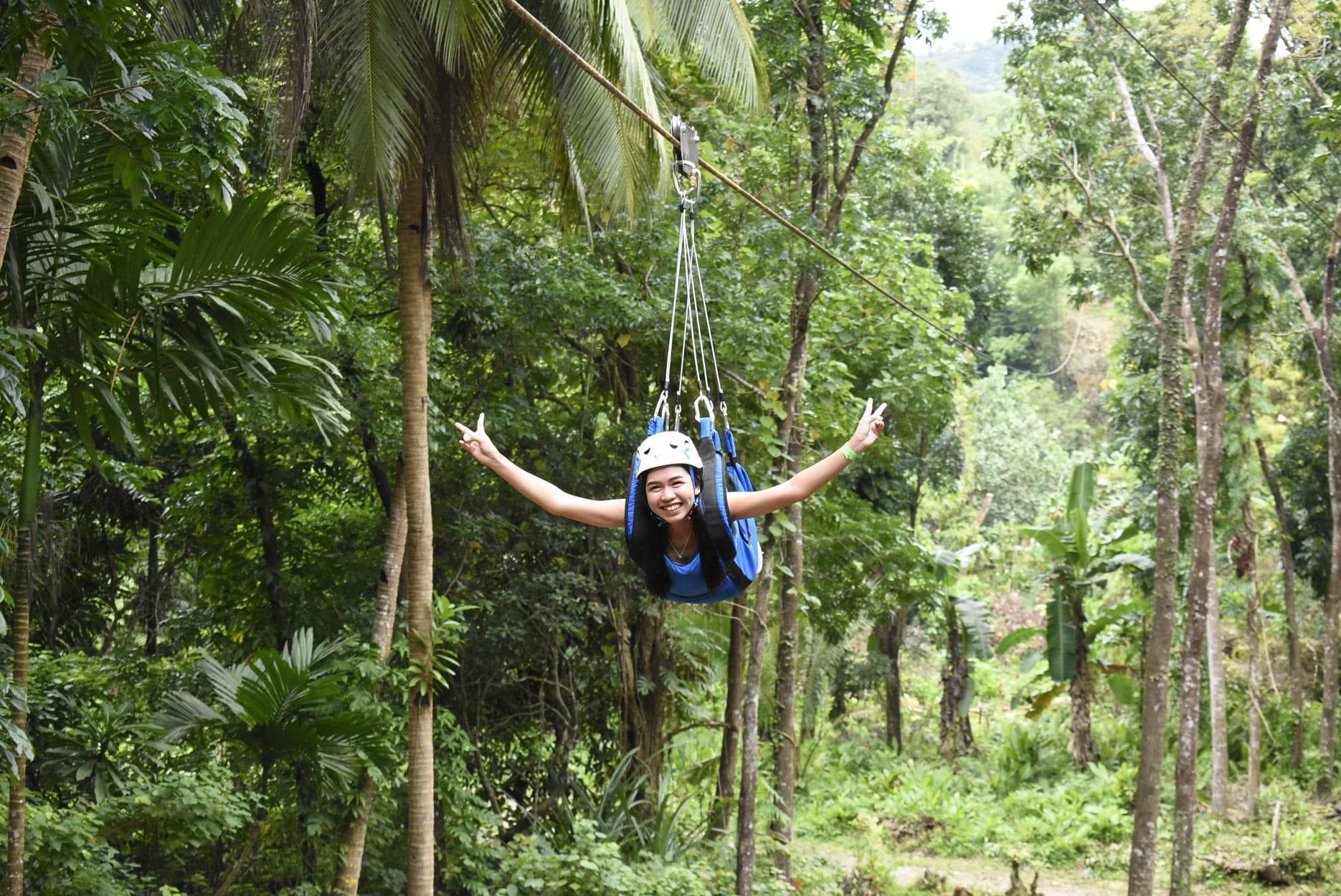 Boracay Zipline, Kayaking & Kawa Hot Bath Combo