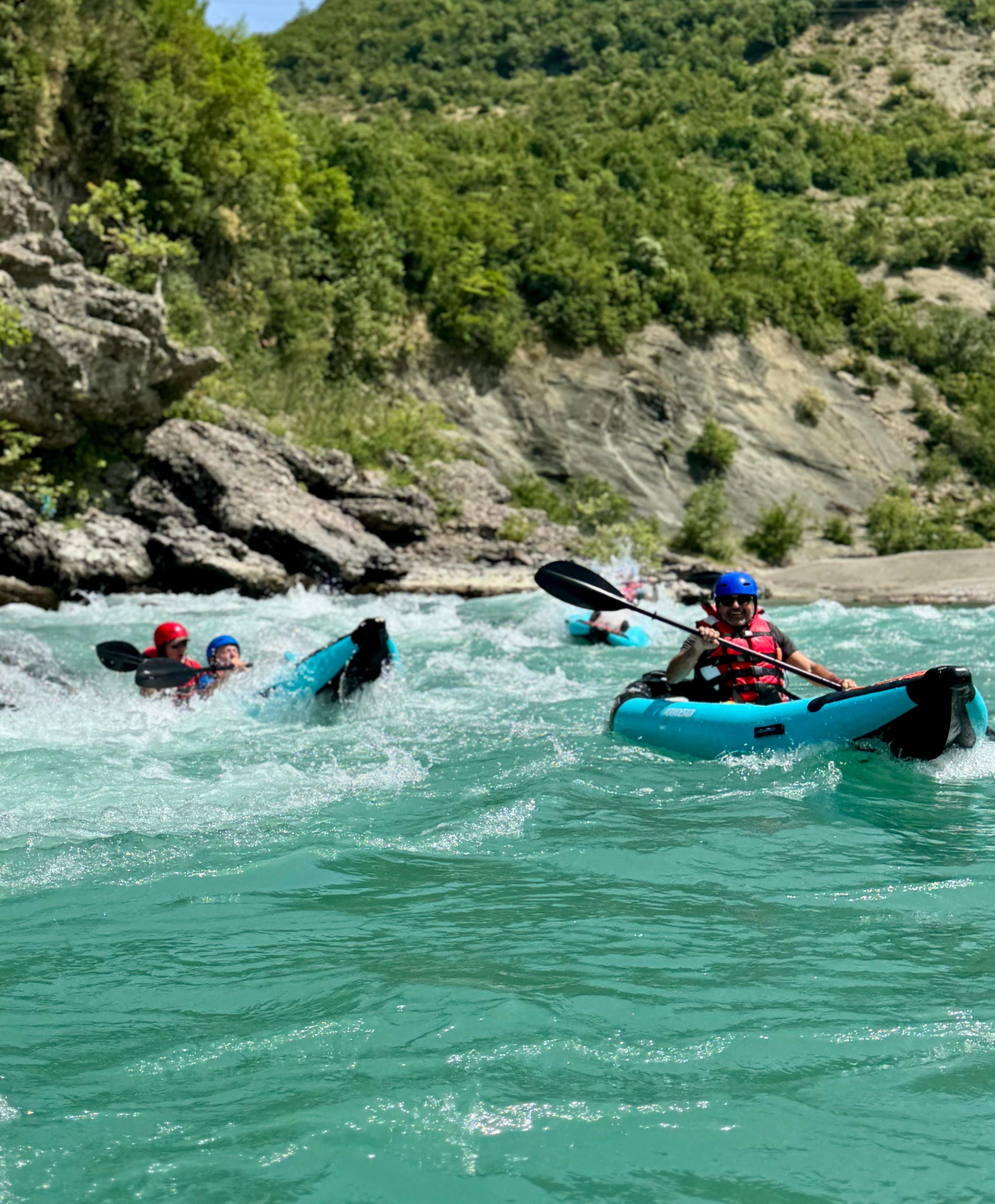 Vjosa River Kayaking Adventure in National Park