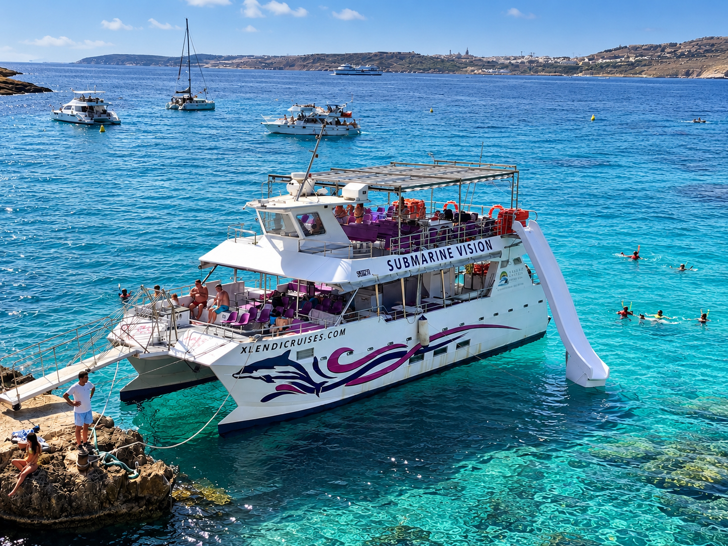 Comino Catamaran Cruise: Blue & Crystal Lagoon