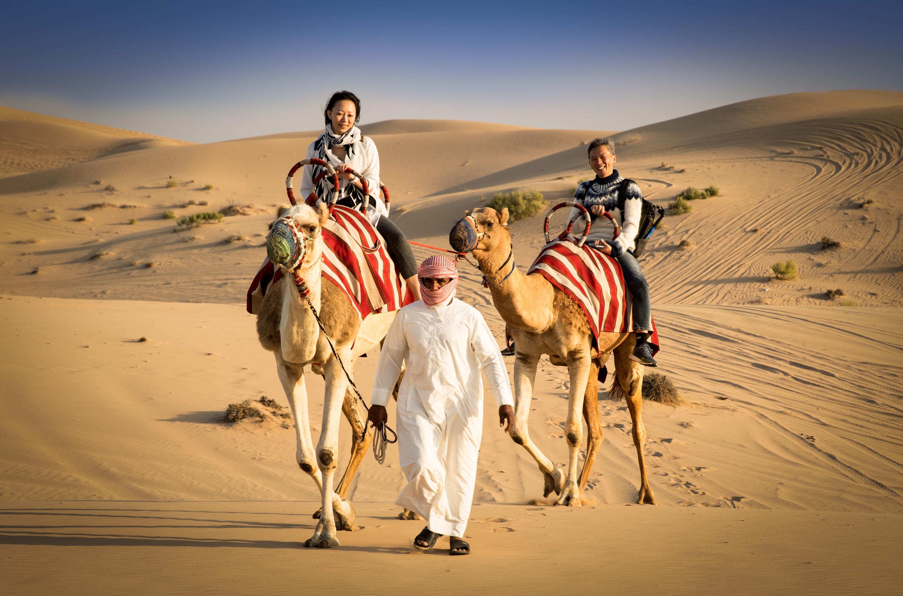 Abu Dhabi Desert Safari: Dune Bashing, Camel Ride & BBQ Dinner