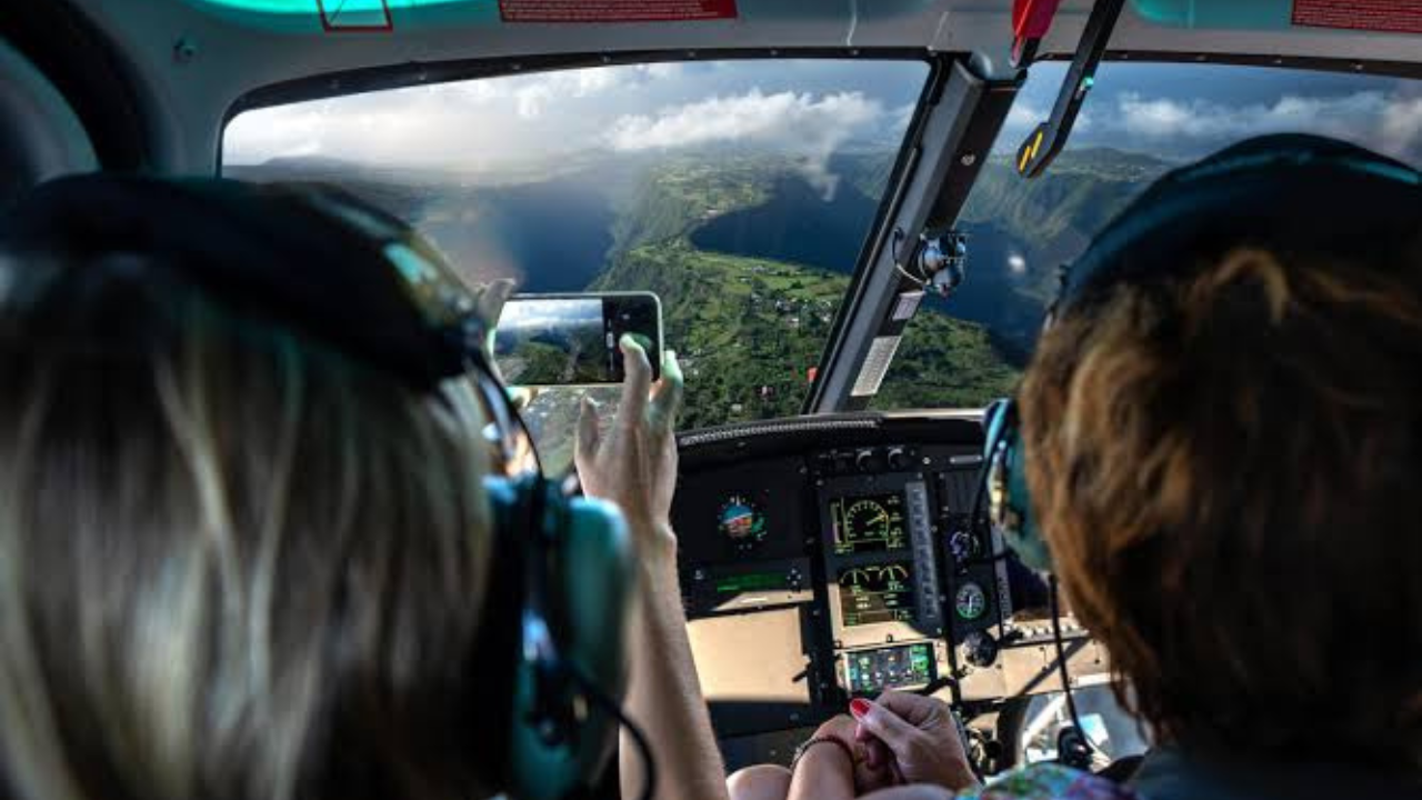 Helicopter Scenic Flight Over Réunion Island