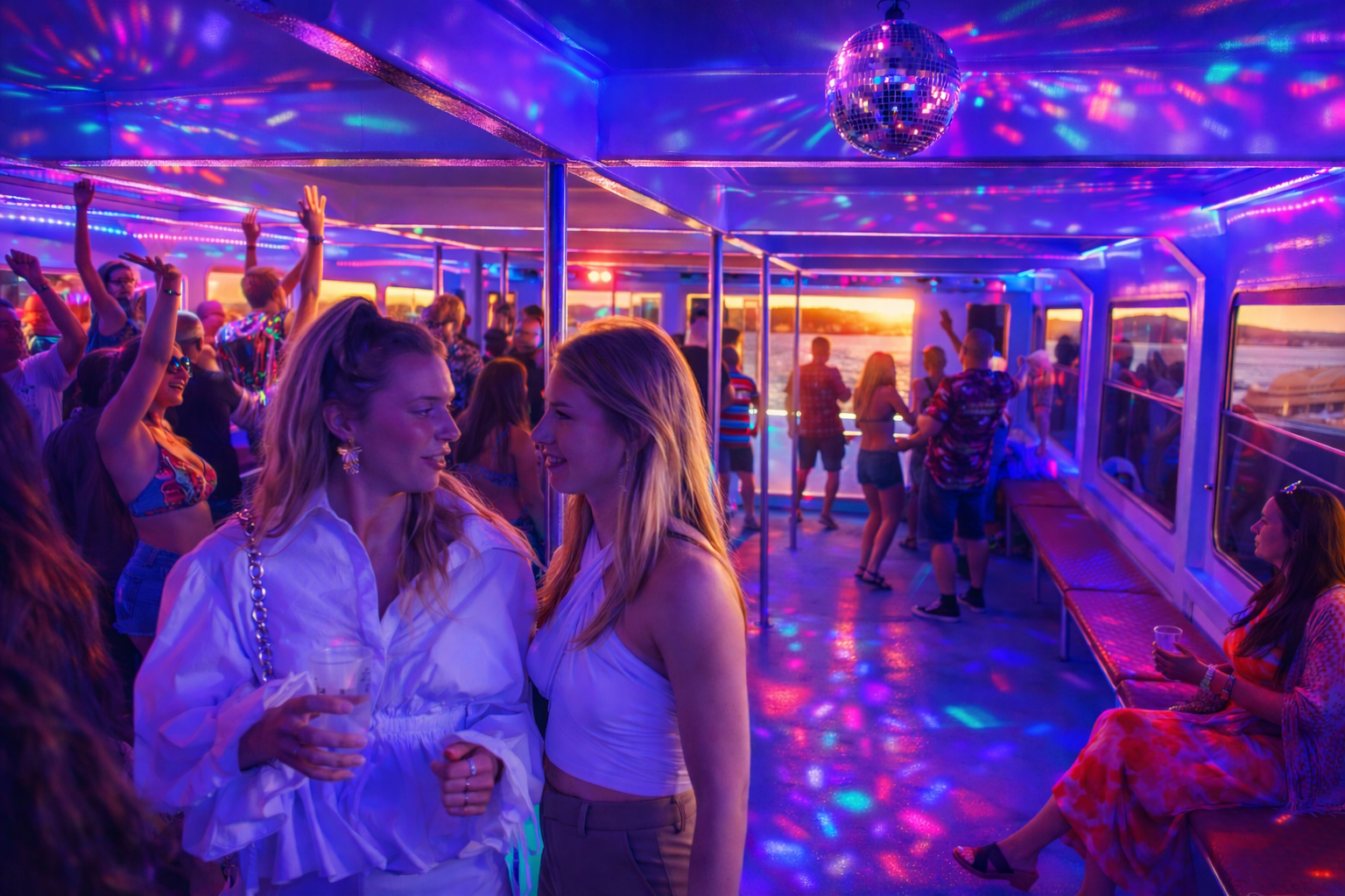 Lisbon Sunset Boat Party on the Tagus River