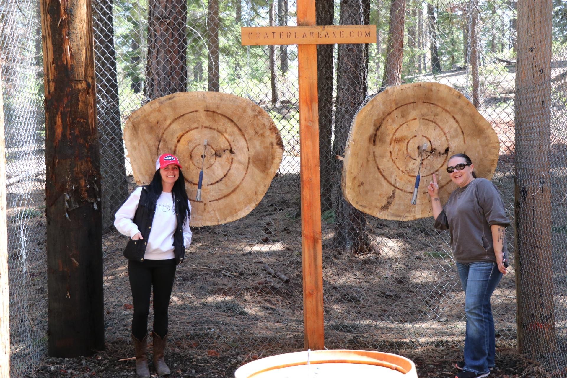 Crater Lake Outdoor Axe Throwing Adventure