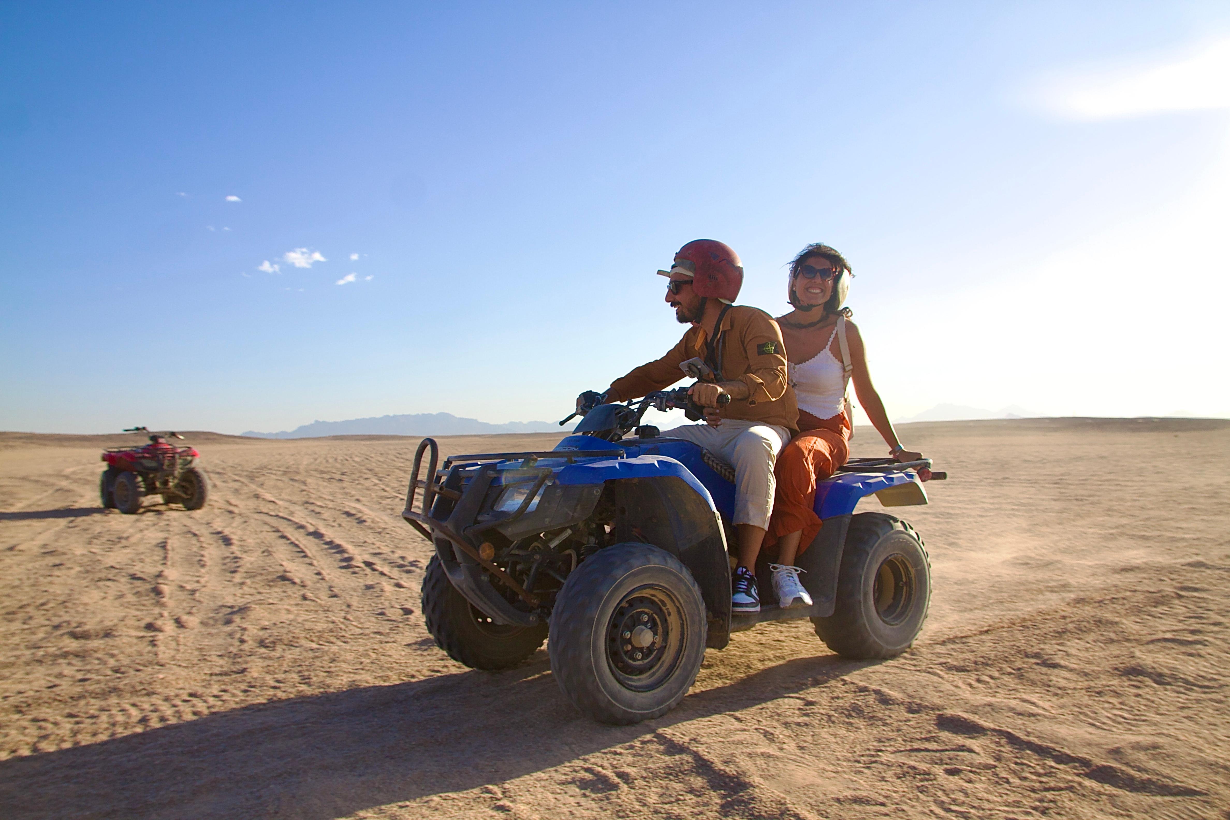 Sahl Hasheesh Quad Bike Desert Safari with Hotel Pickup