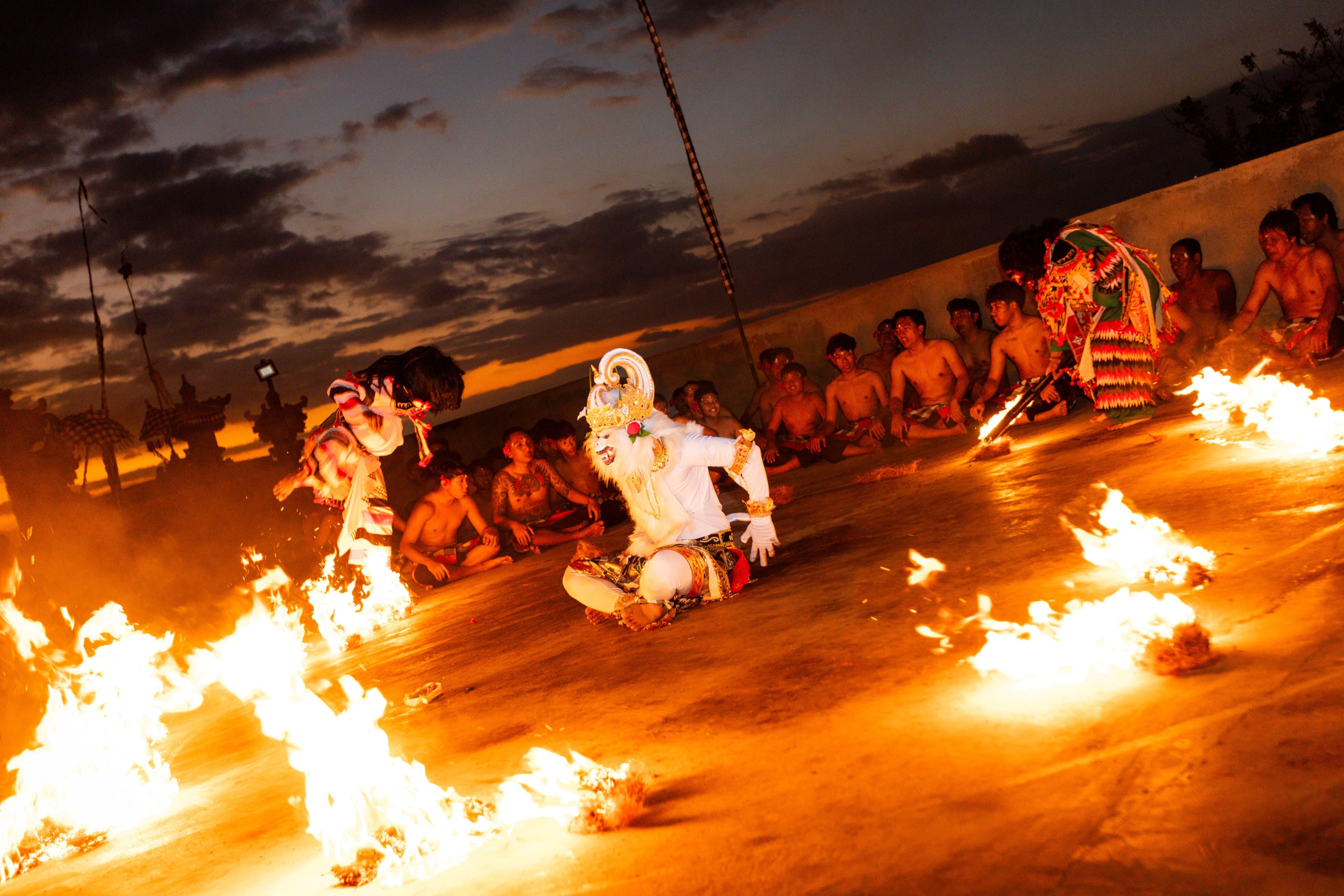 Uluwatu Temple & Kecak Fire Dance at Karang Boma Cliff