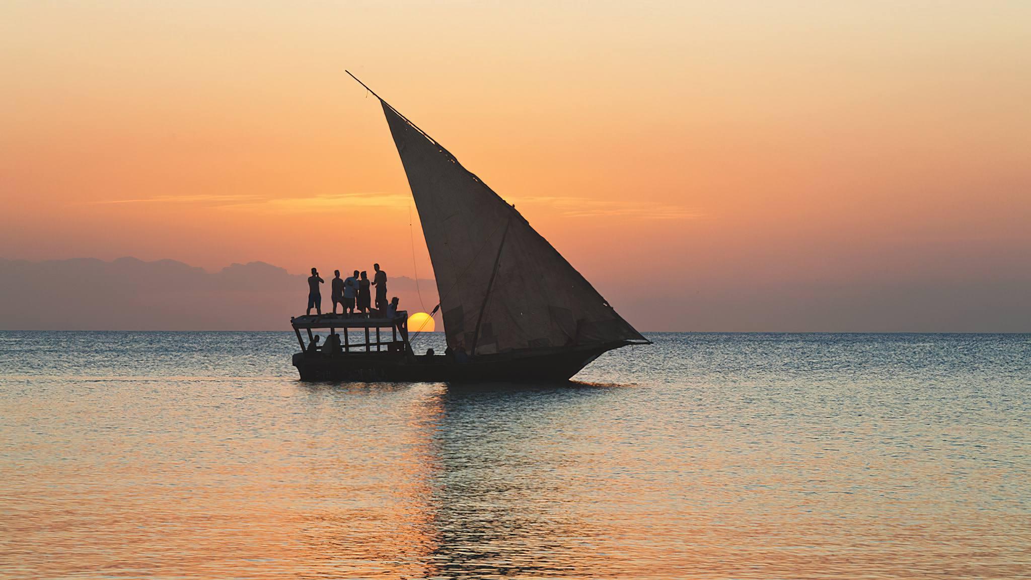 Zanzibar Sunset Dhow Cruise from Nungwi