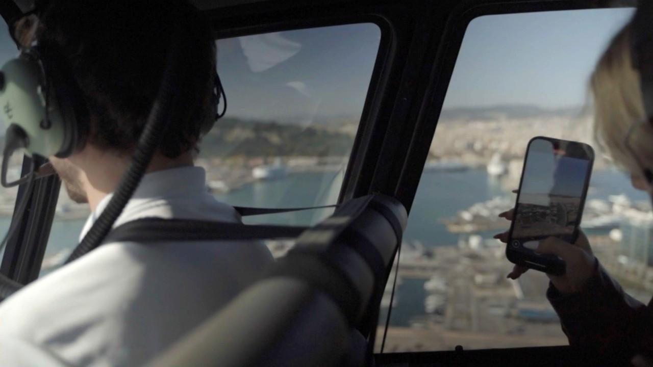 Barcelona helicopter tour — aerial views over the city and Mediterranean coast — image 3