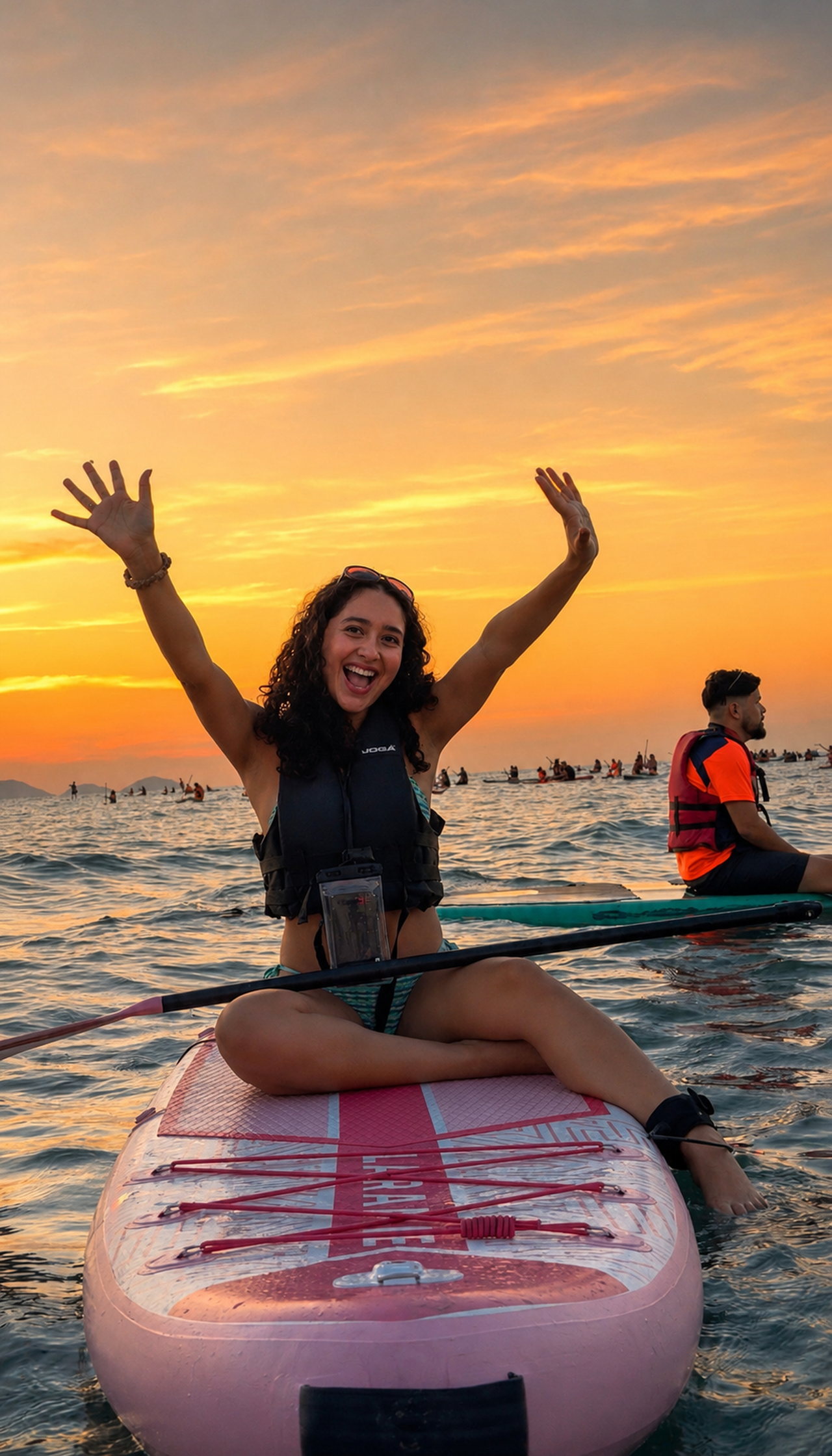 Dawn Paddleboarding at Copacabana Beach