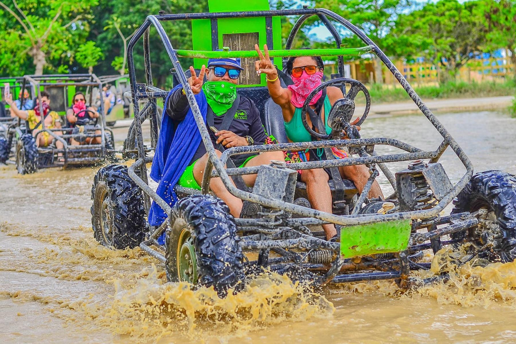 Punta Cana 4x4 Off-Road Adventure with Cenote & Beach