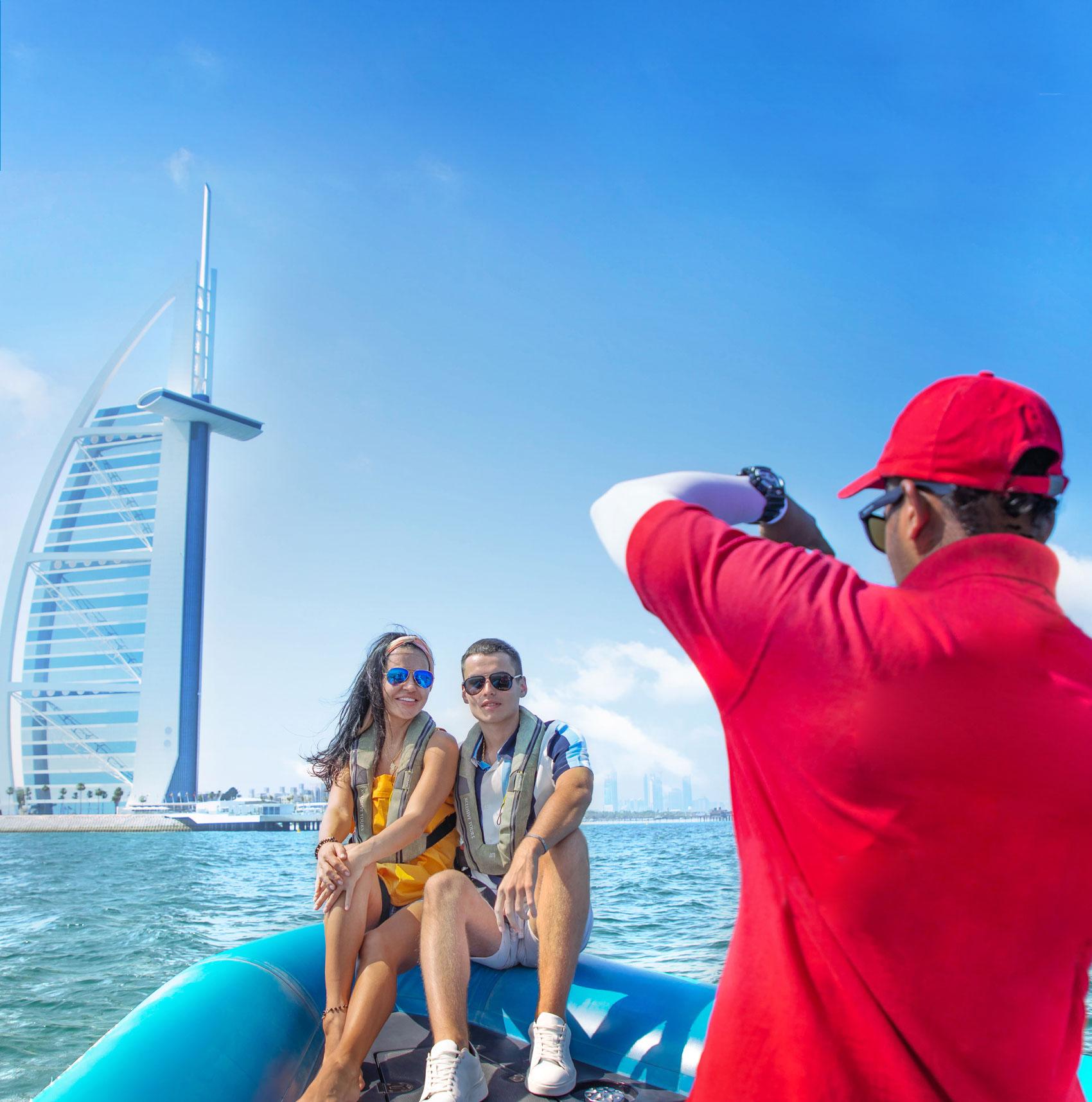 Dubai Speedboat Tour: Marina, Palm, Burj Al Arab & Atlantis