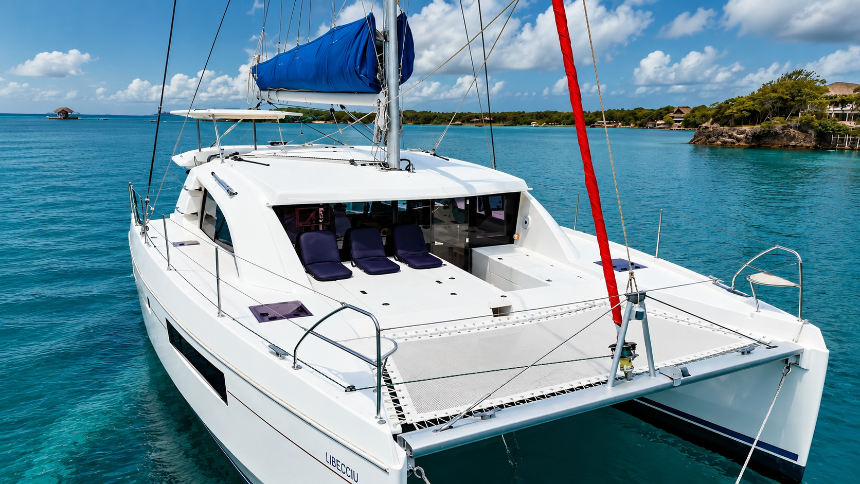 Cartagena: Private Luxury Leopard 40 Catamaran Charter